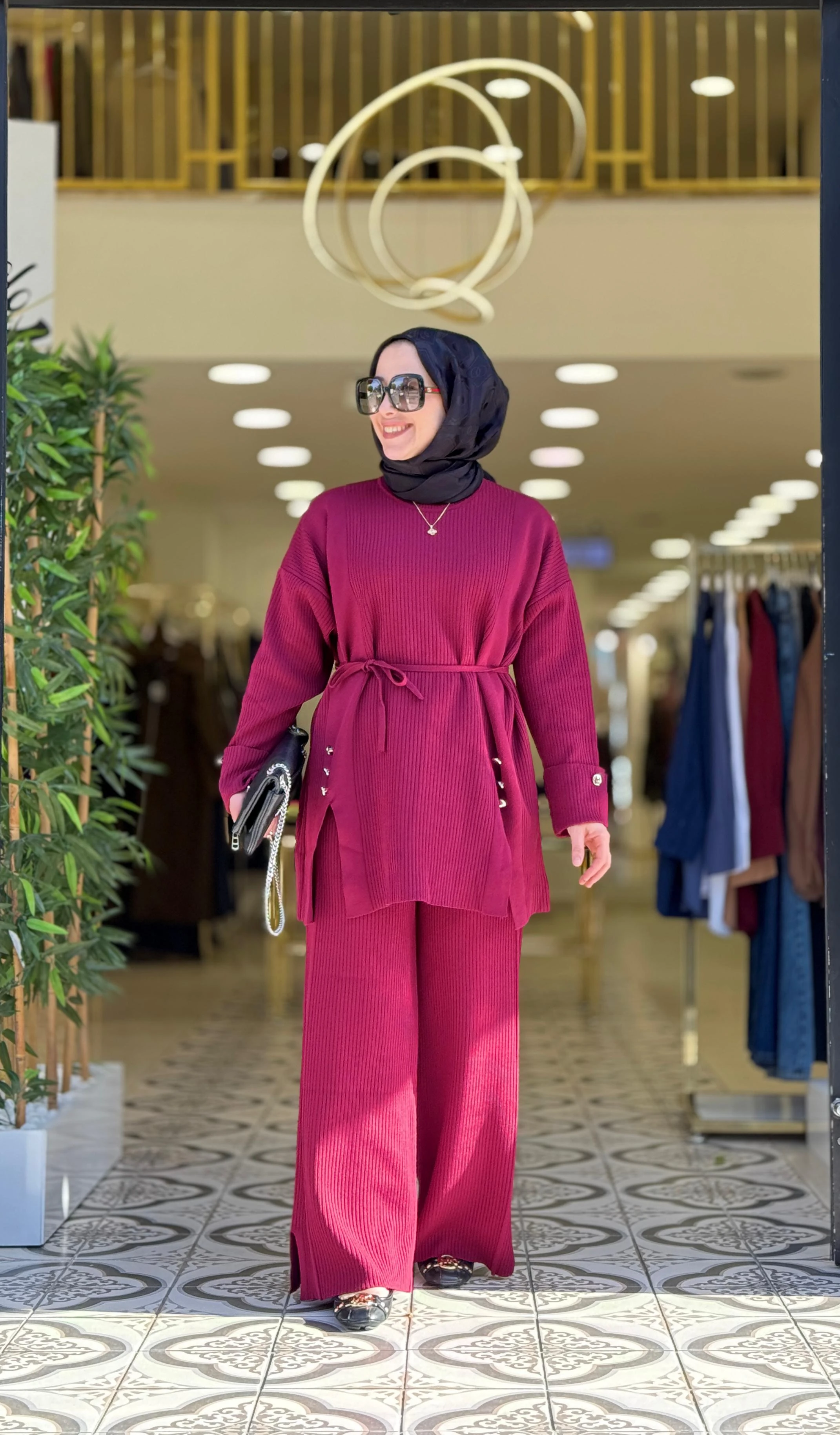 ZÜLAL TRİKO TAKIM - BORDO