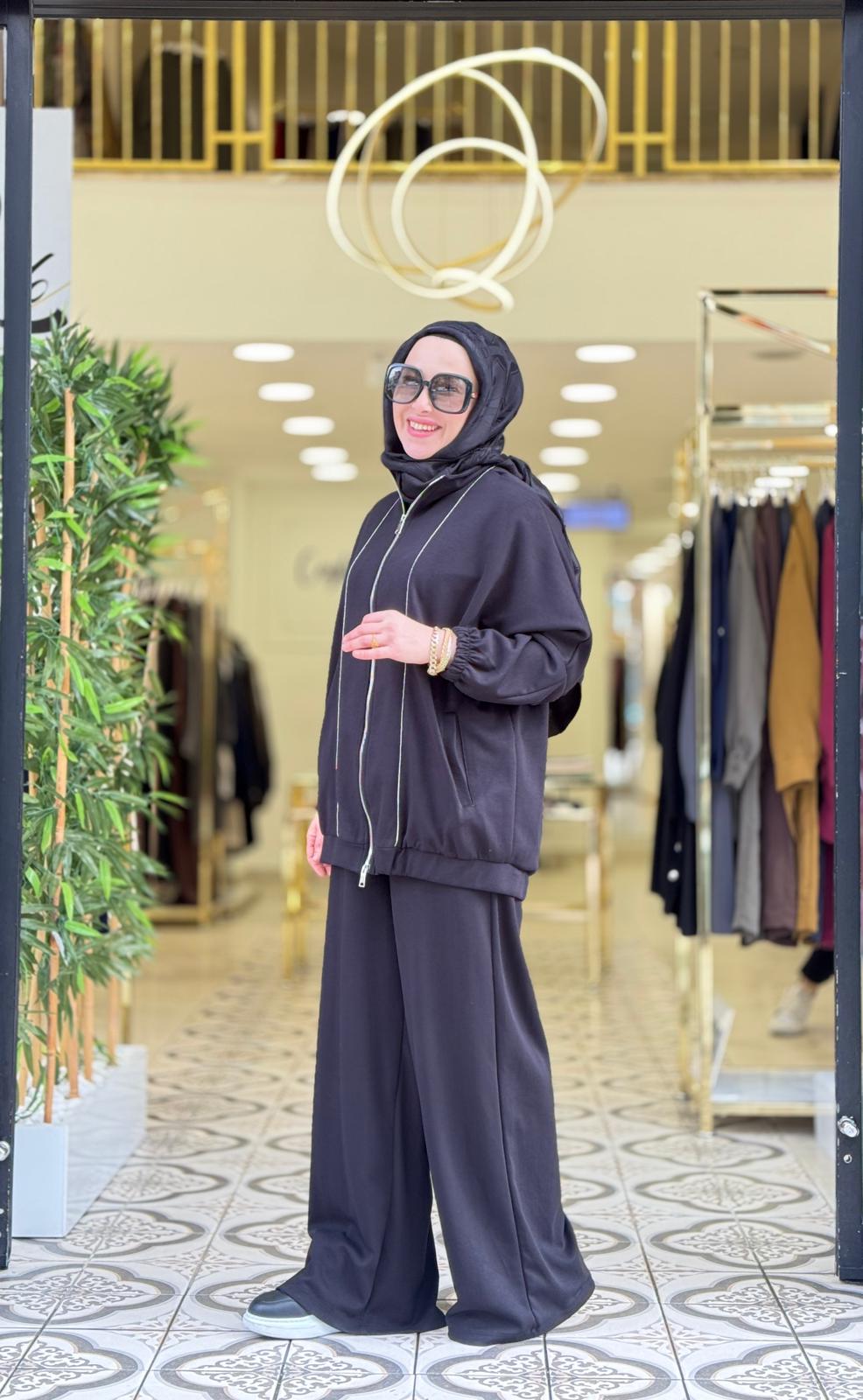 MOLLE PANTOLONLU TAKIM - SİYAH