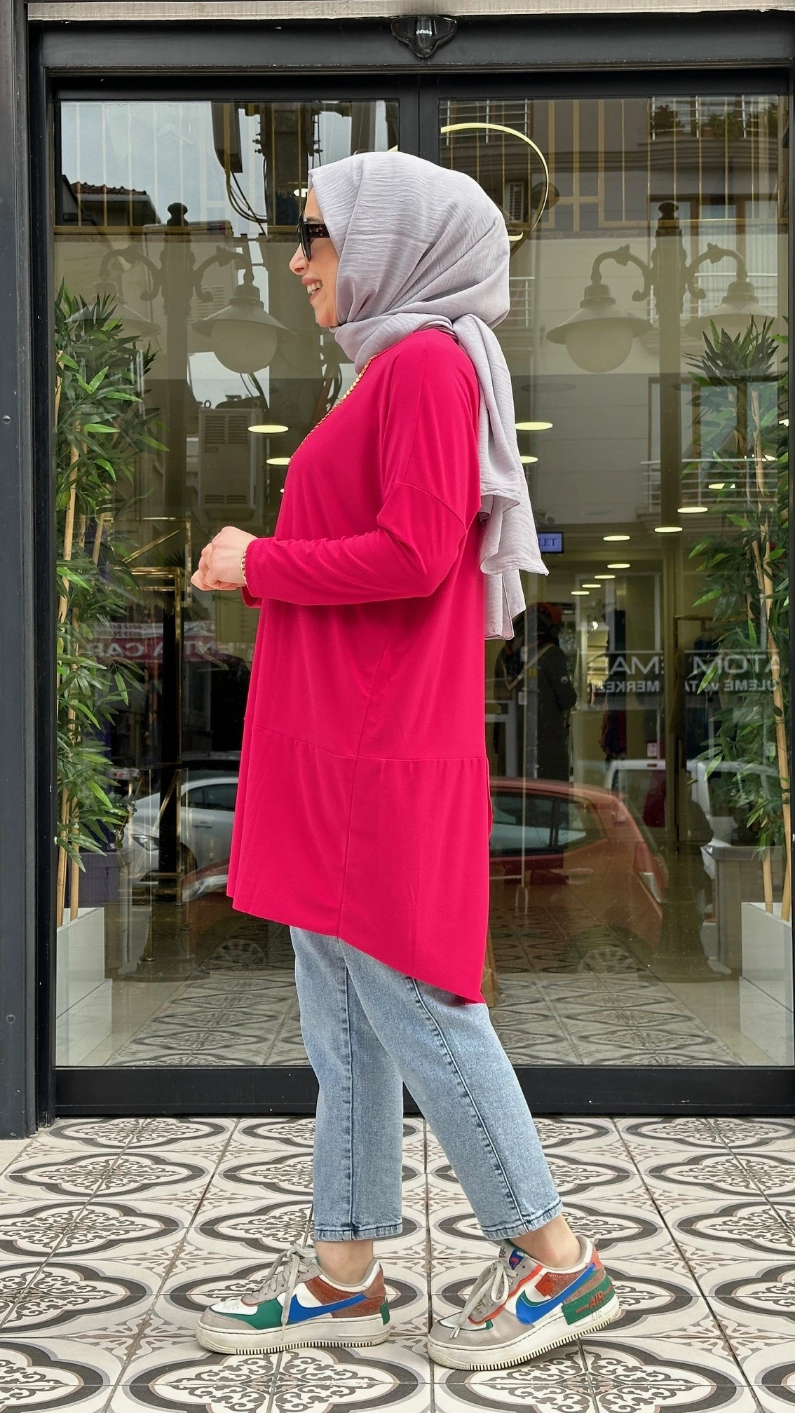 MAKAS  SANDY TUNİK - FUŞYA