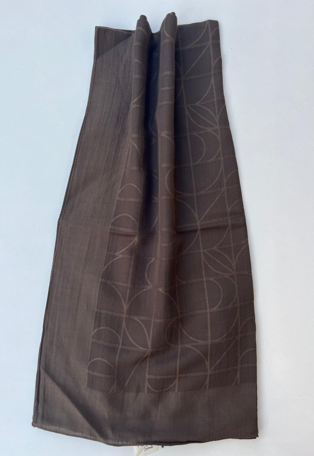 ALLDAY İPEK EŞARP - ACI KAHVE