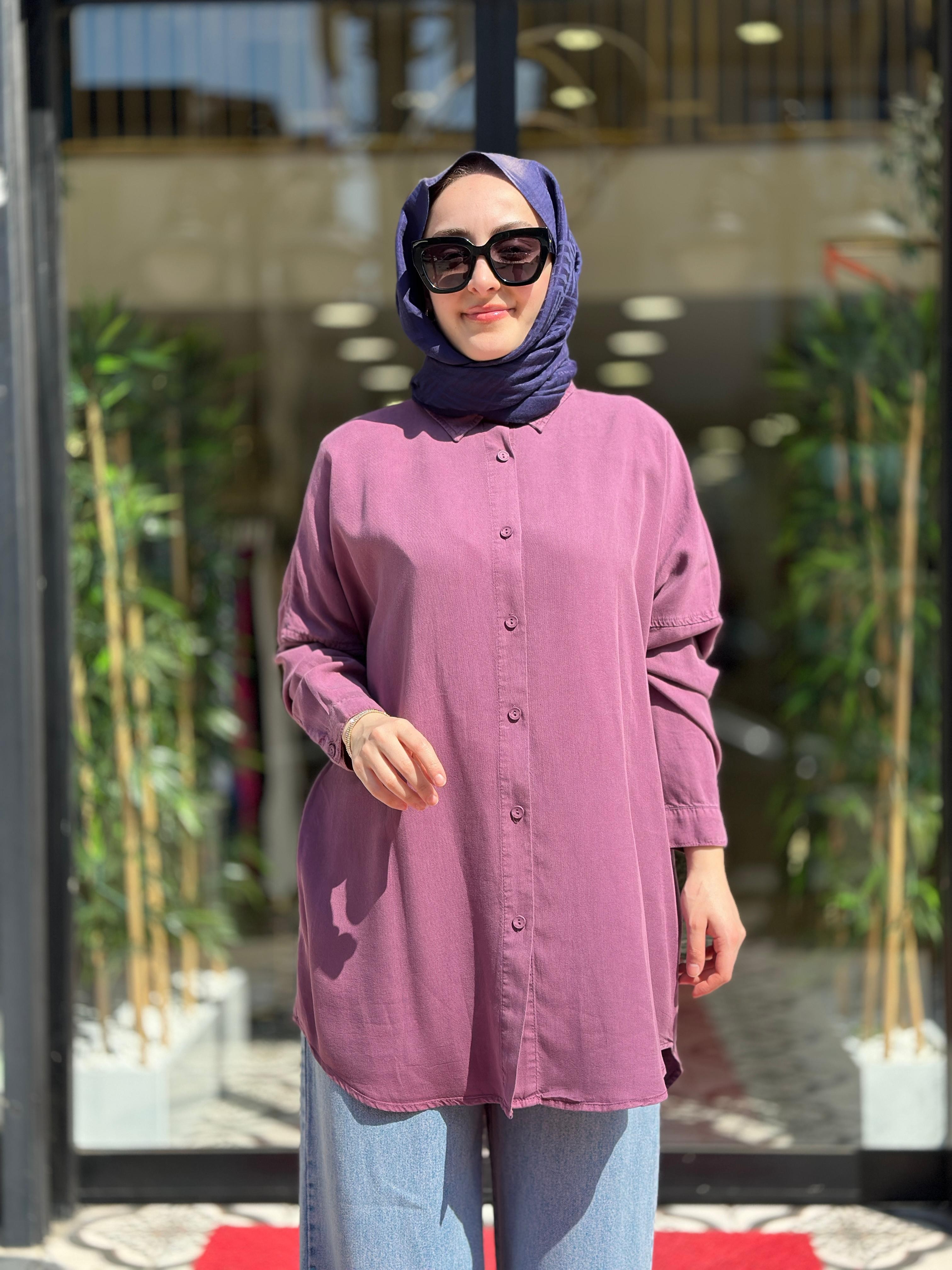 TWİSTER TENSEL GÖMLEK - MÜRDÜN