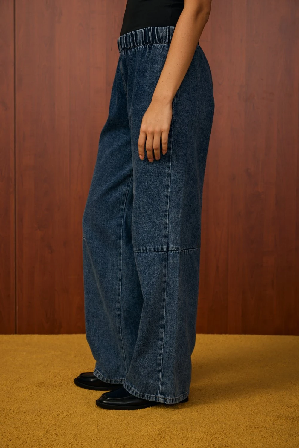 MERWİSH MARA PALAZZO DENİM - KOYU LACİVERT