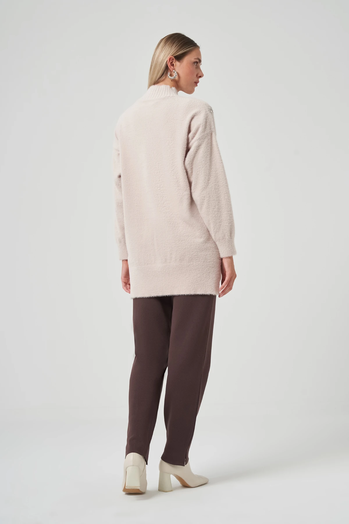 NUSS EVONA ANGORA TUNİK - BEJ