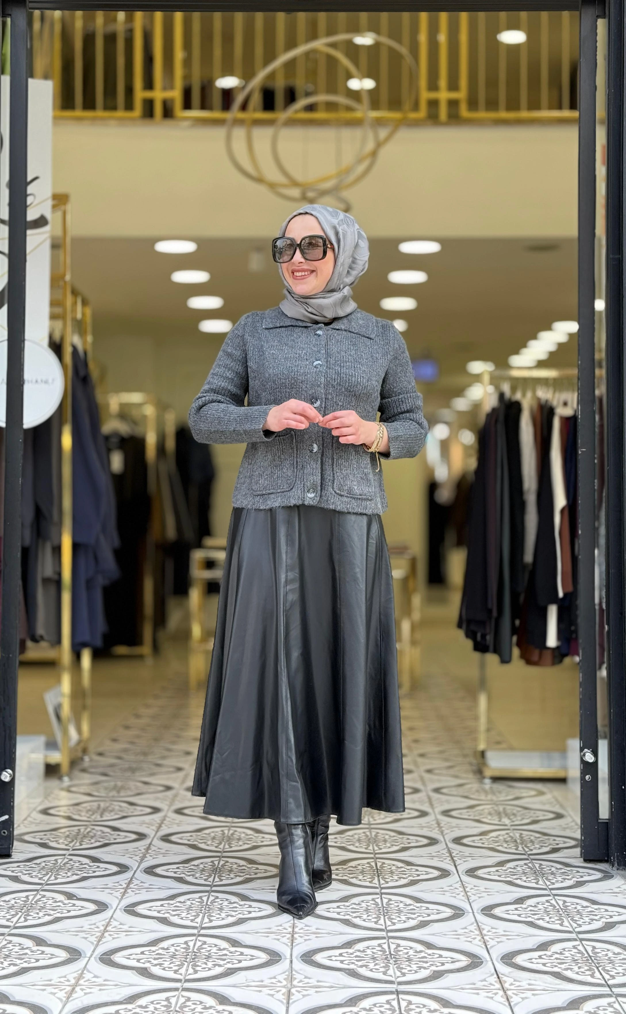 WESLİ KISA HIRKA - ANTRASİT