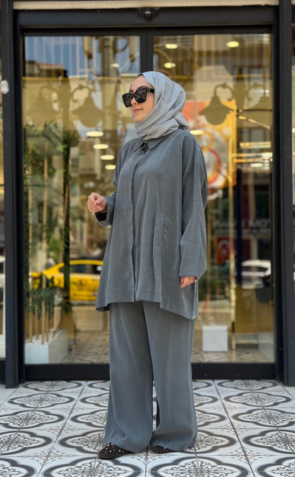 CEYLAN ORHANLI LİNESS TAKIM - GRİ