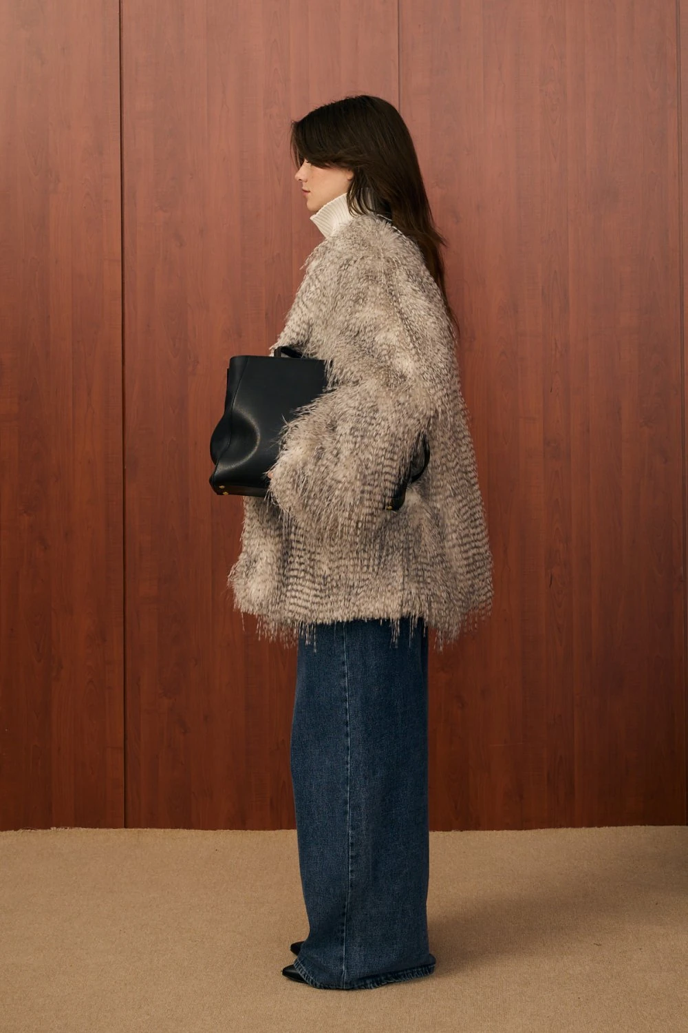 MERWİSH KÜRK - GRİ