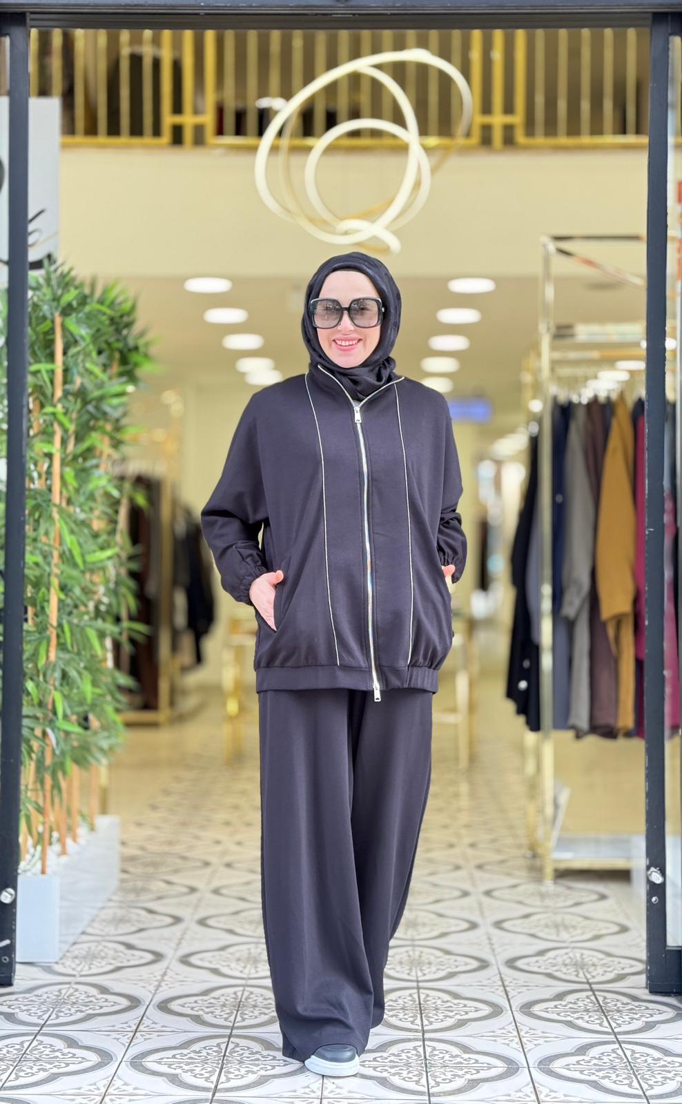 MOLLE PANTOLONLU TAKIM - SİYAH