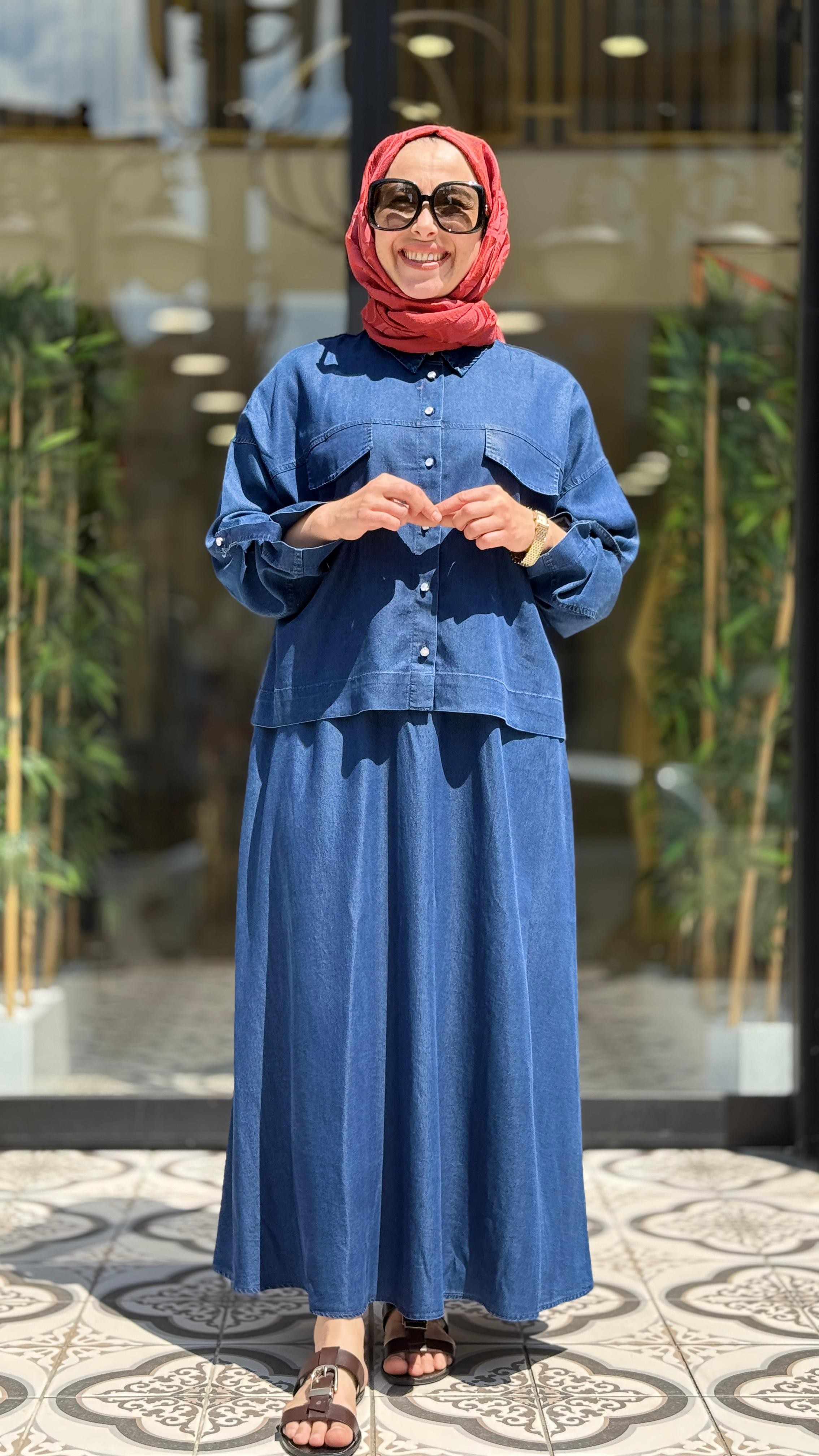 BEYZA ETEKLİ TAKIM - LACİVERT