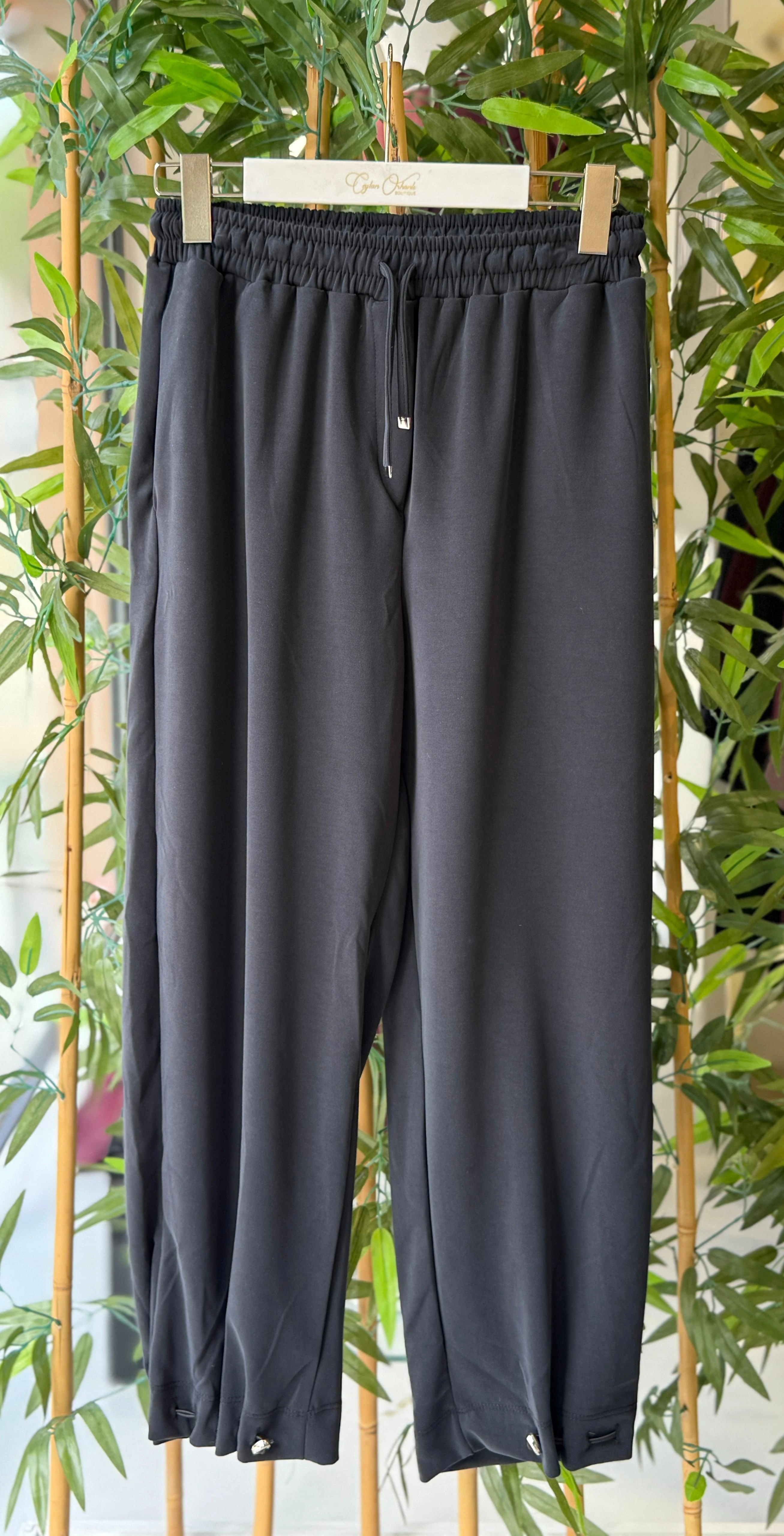 ZELA OYSHO PANTOLON - SİYAH