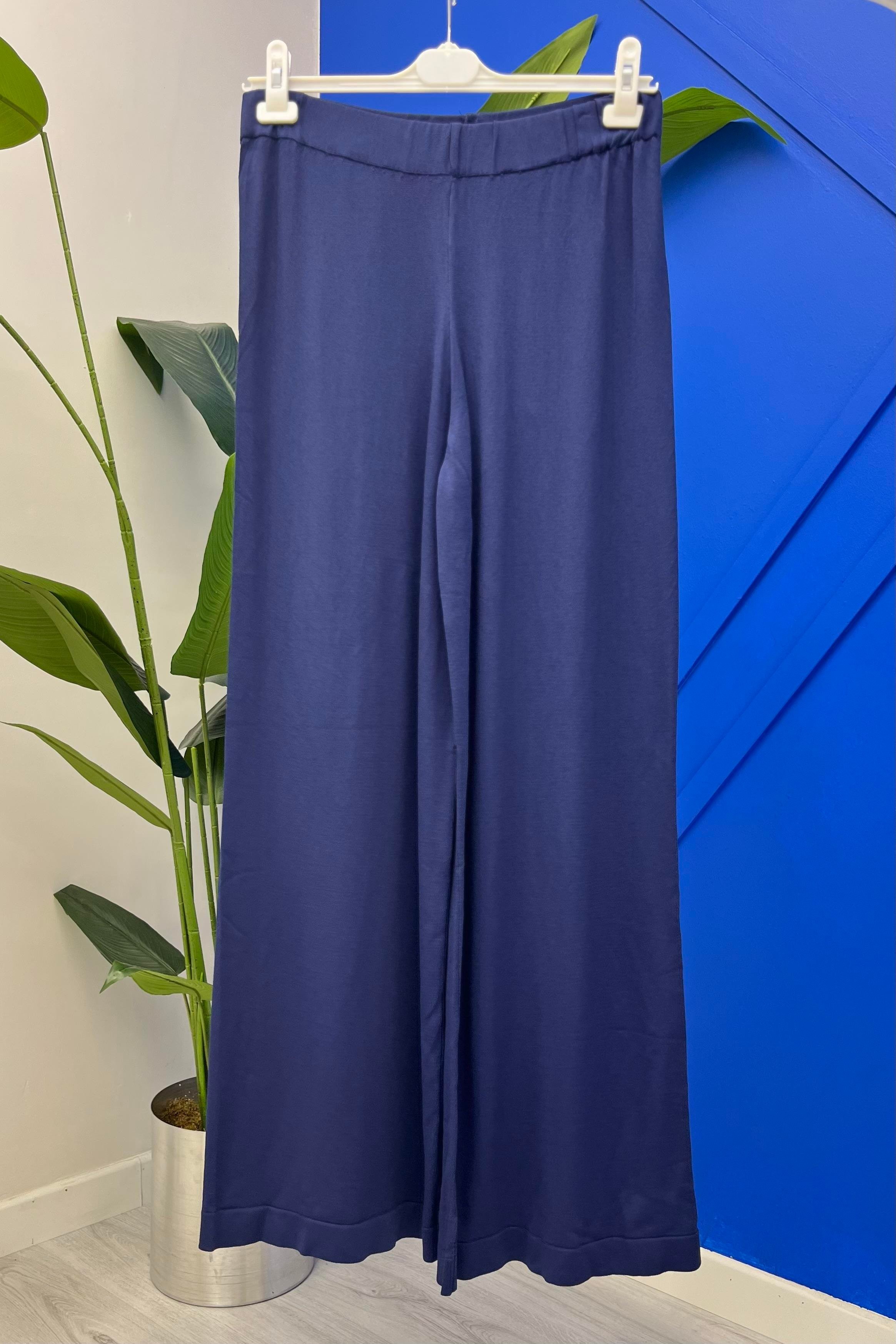 MERSERİZE PANTOLON - LACİVERT