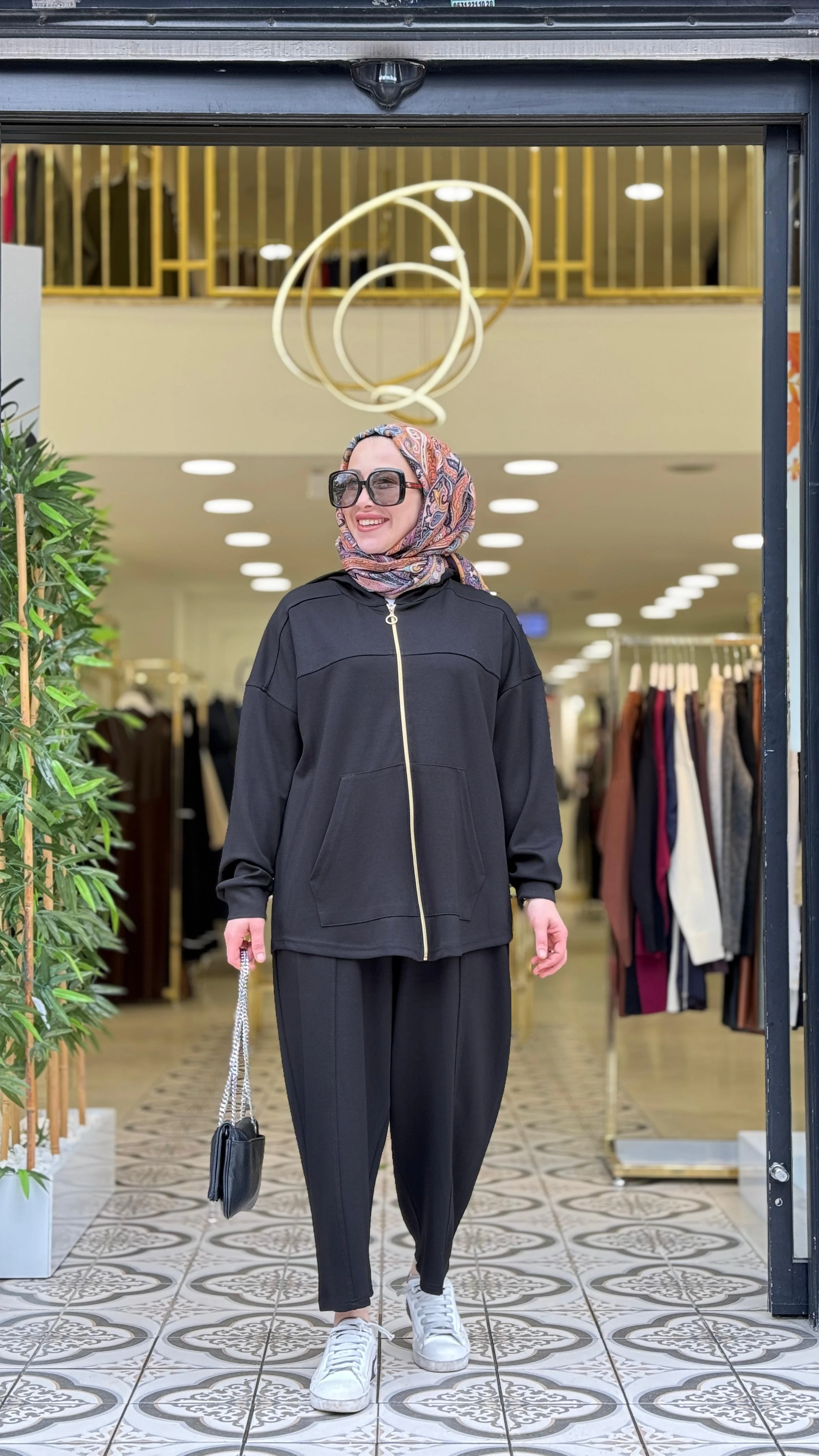 MOLLY PANTOLONLU TAKIM - SİYAH