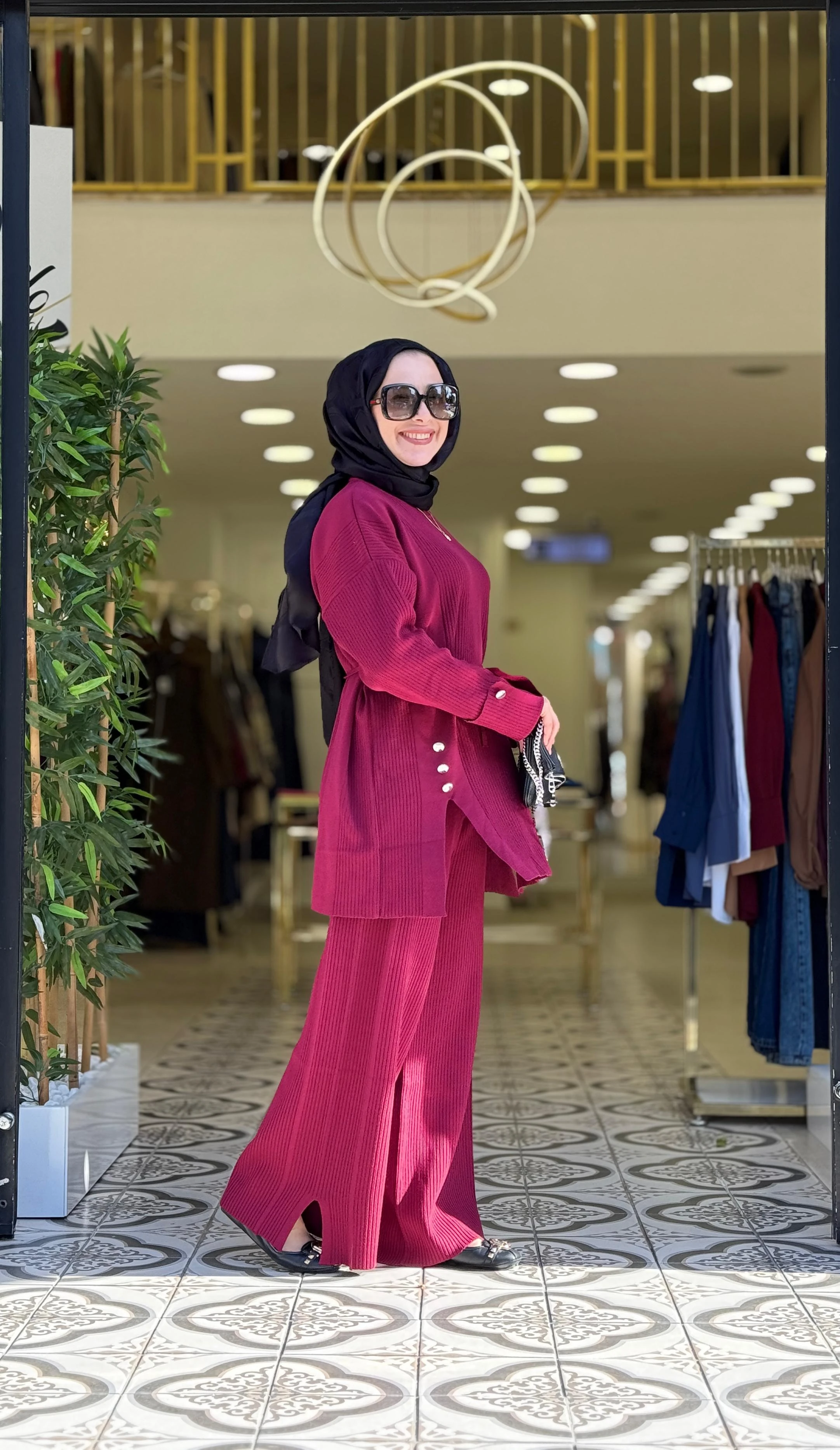 ZÜLAL TRİKO TAKIM - BORDO