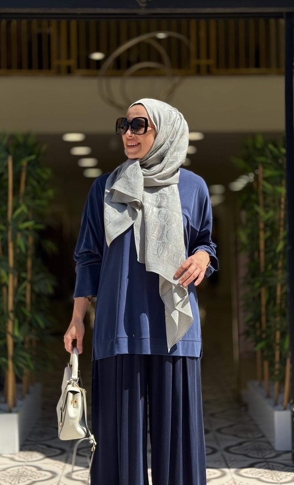 VİCTOR MODAL SWEAT - LACİVERT