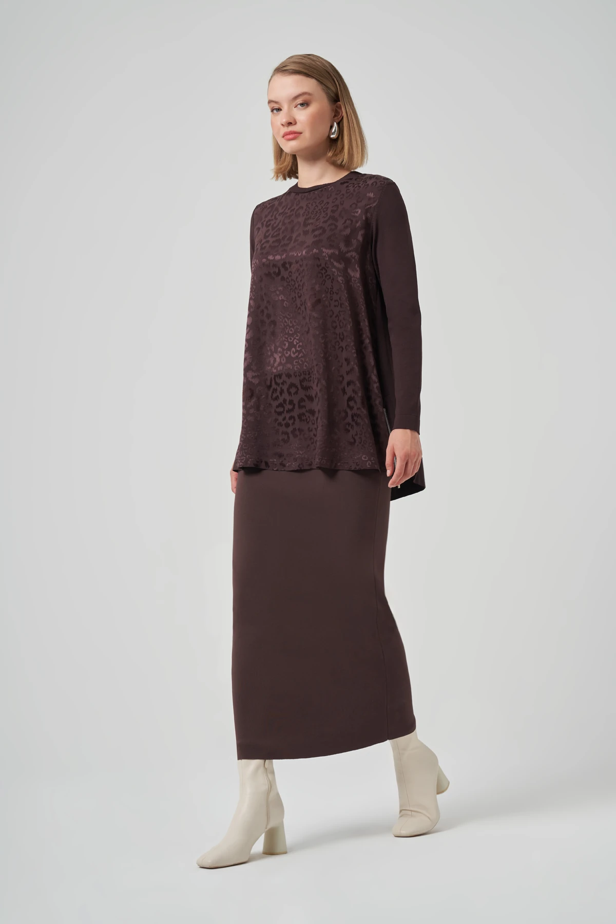 NUSS RABATA MERSERİZE TUNİK