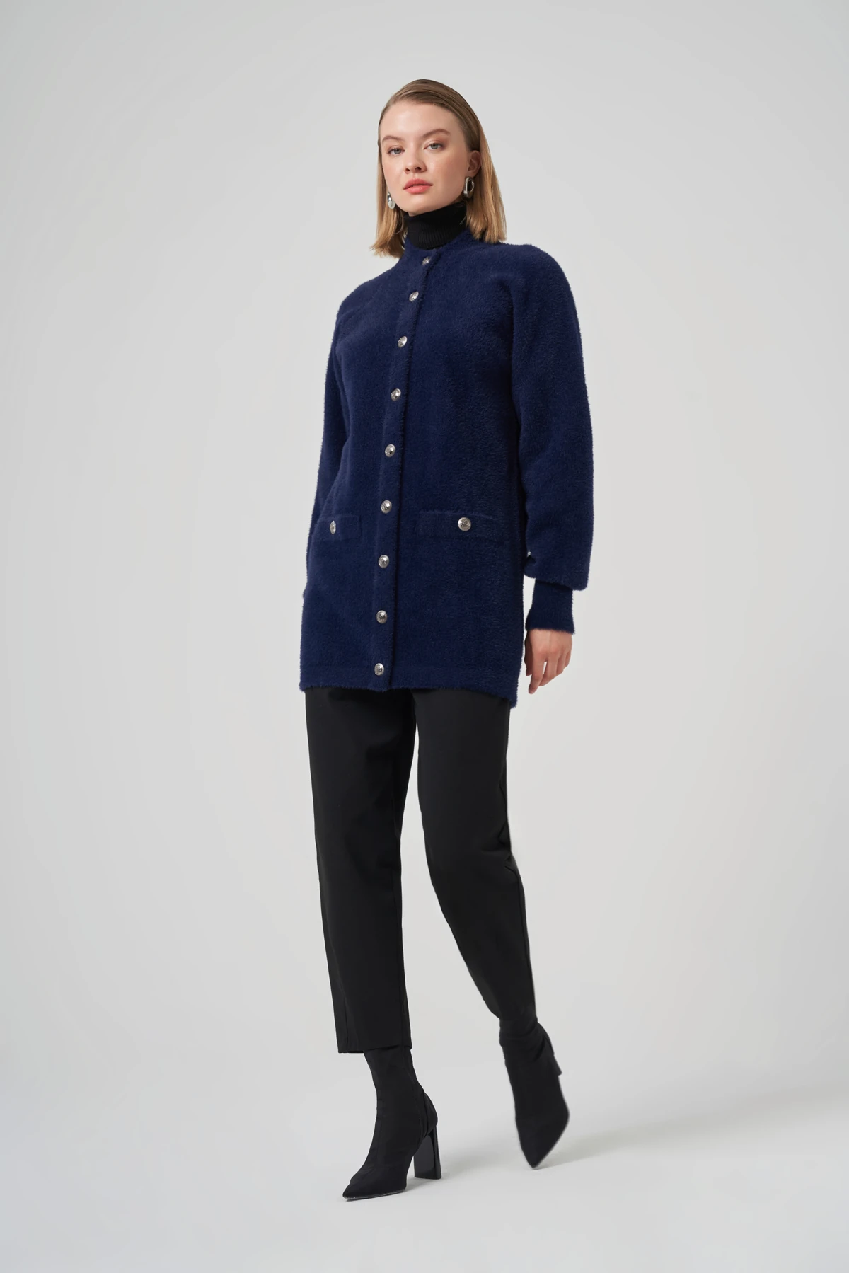 NUSS ZAYNA ANGORA HIRKA - LACİVERT