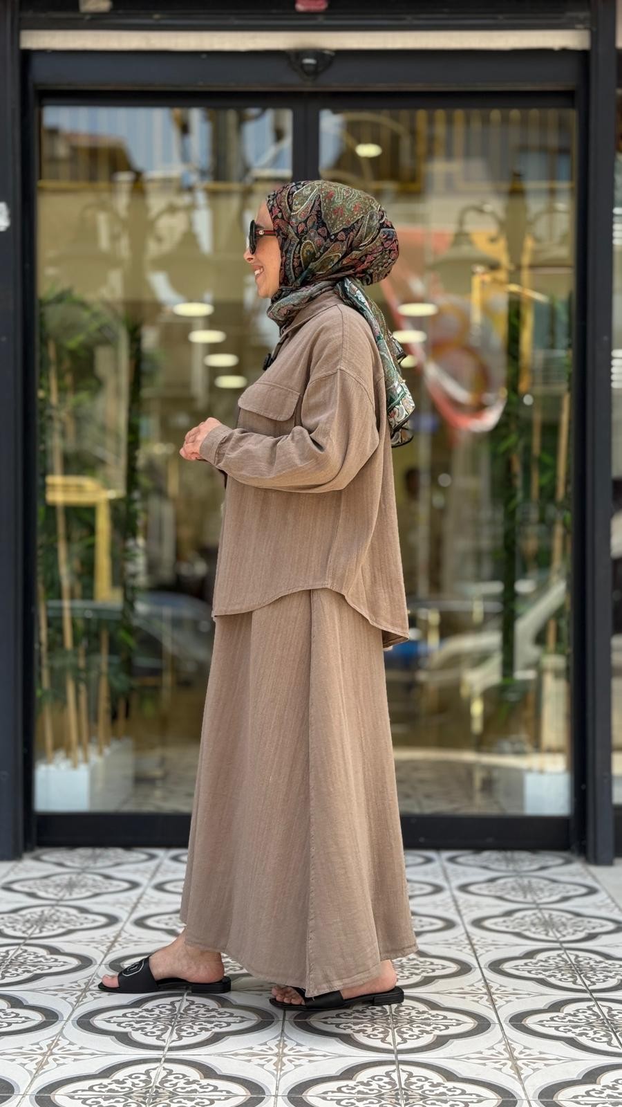 CAROLİN ETEKLİ TAKIM