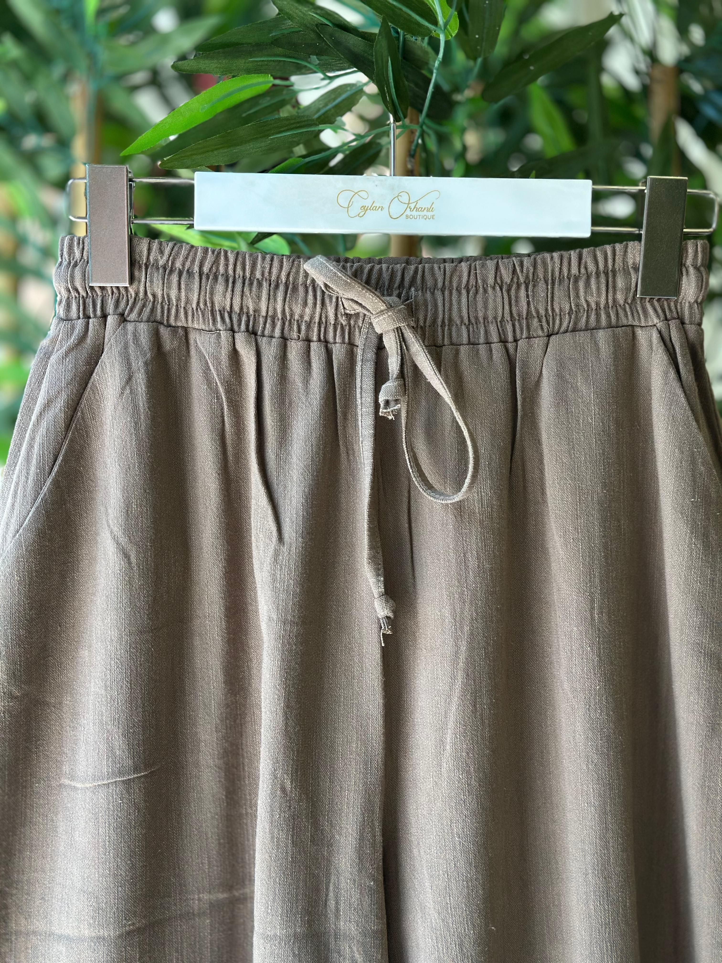 EFİL ŞALVAR PANTOLON - HAKİ