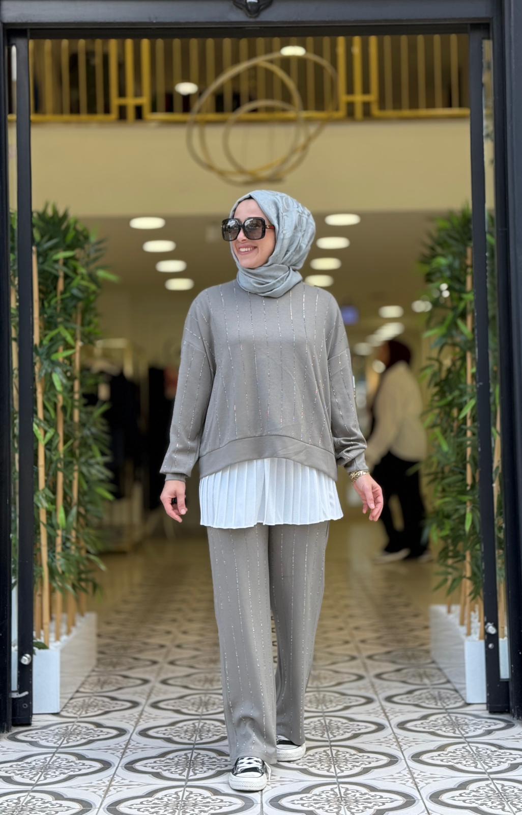 SUARE PANTOLONLU TAKIM - HAKİ