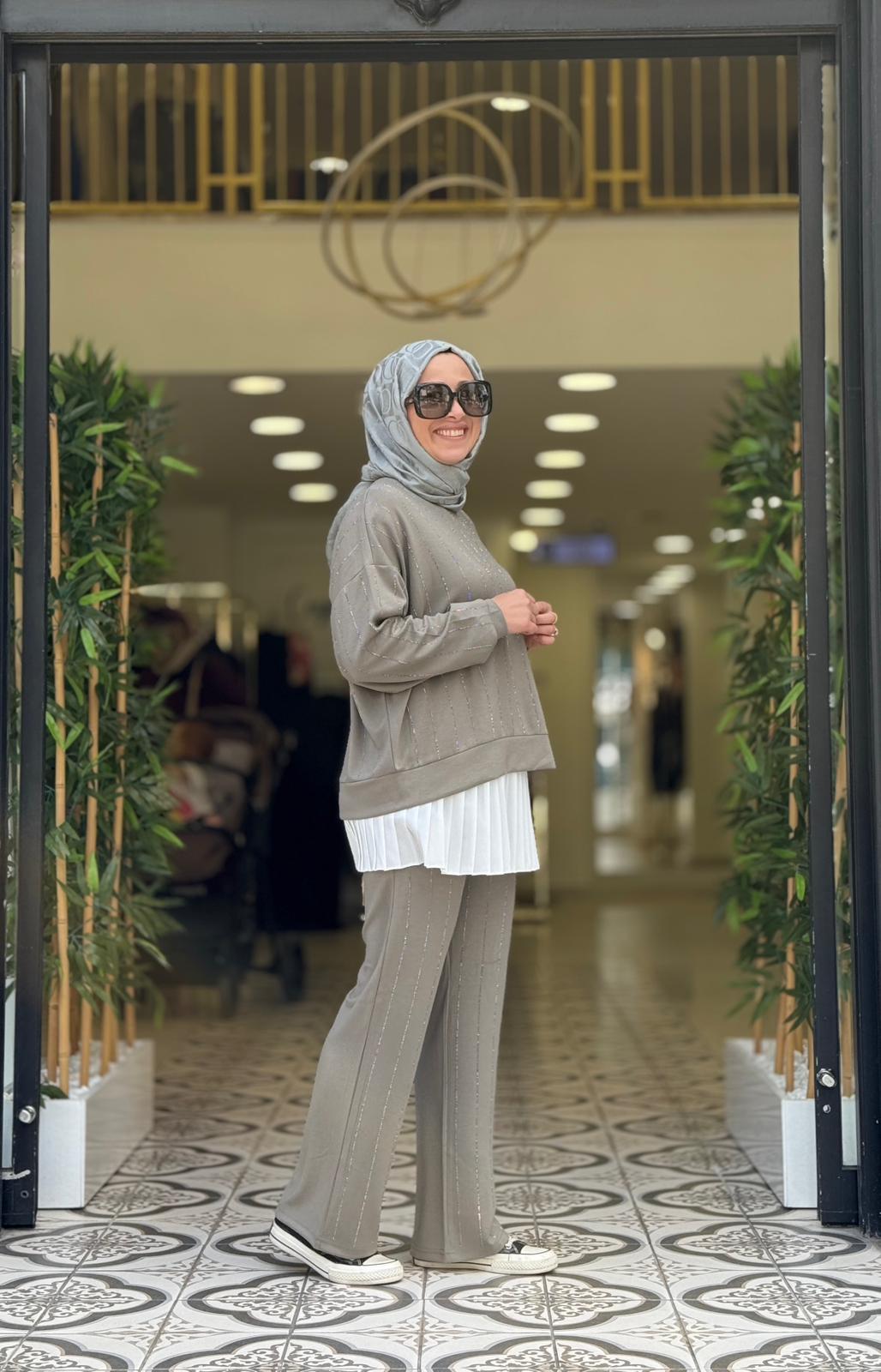 SUARE PANTOLONLU TAKIM - HAKİ