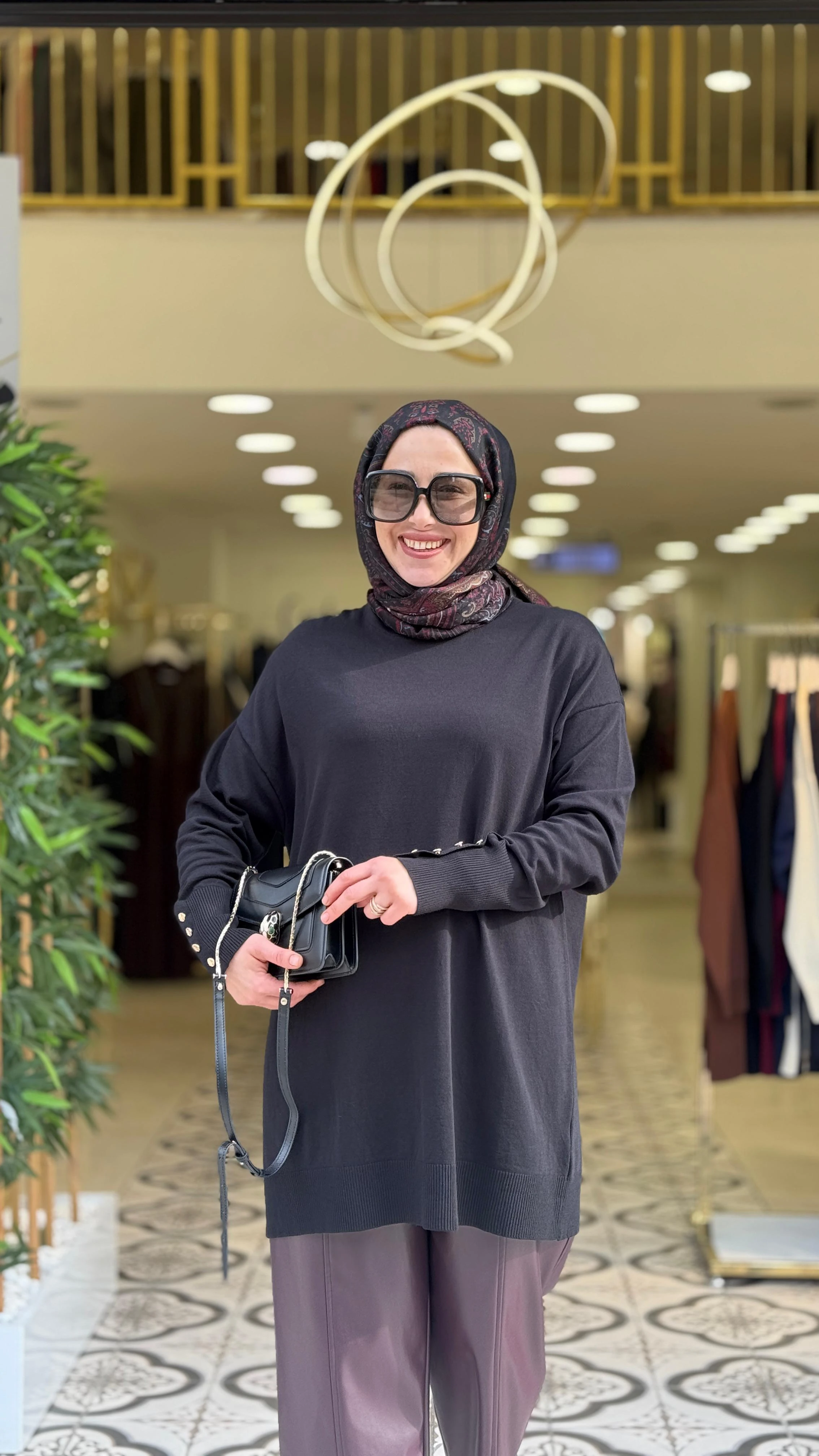 BERRAK DÜĞMELİ TRİKO TUNİK