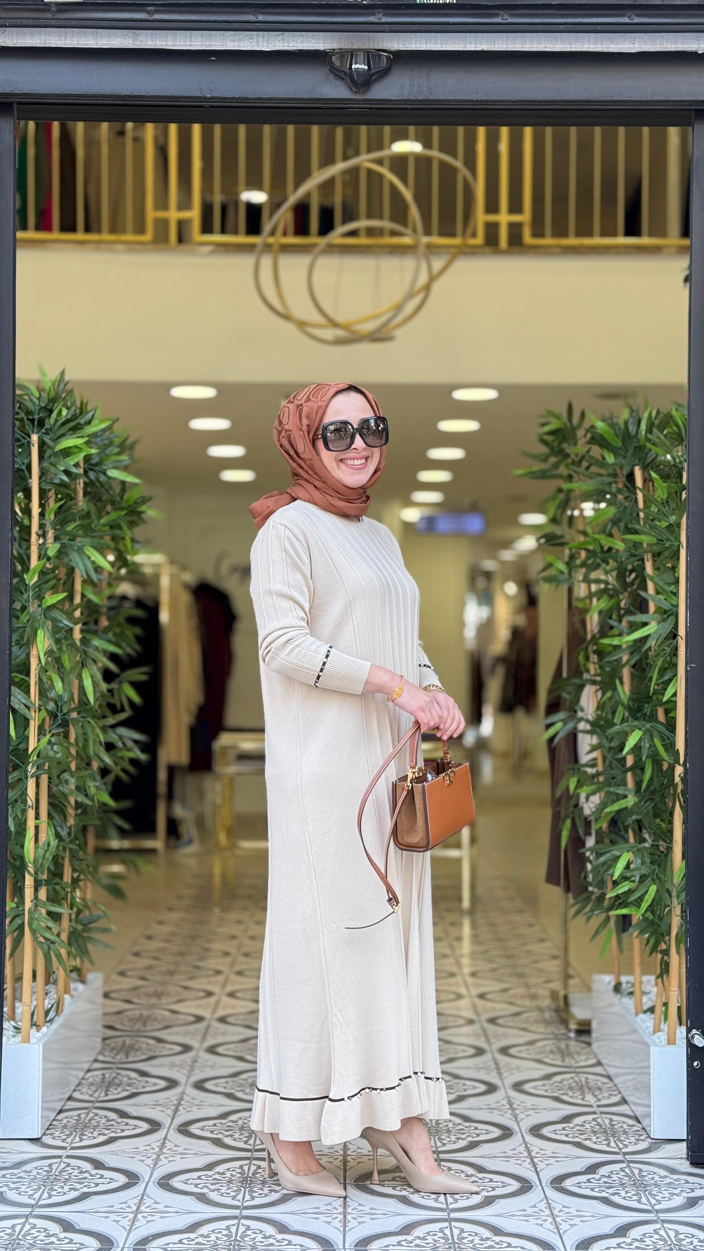 DAVİN UZUN TRİKO ELBİSE