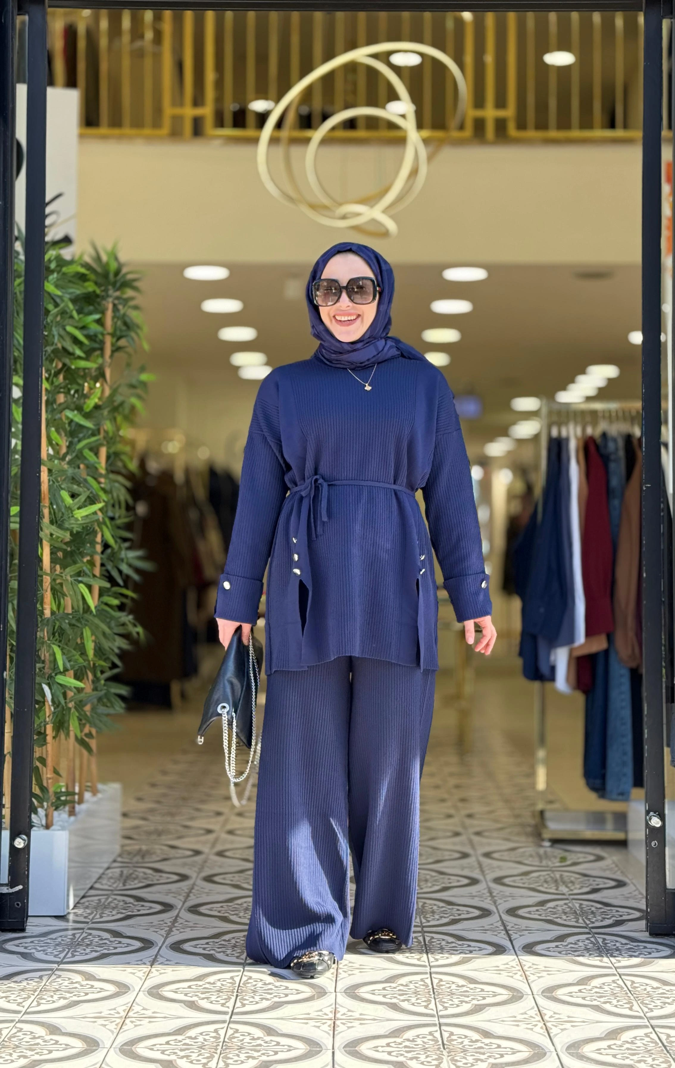 ZÜLAL TRİKO TAKIM - LACİVERT