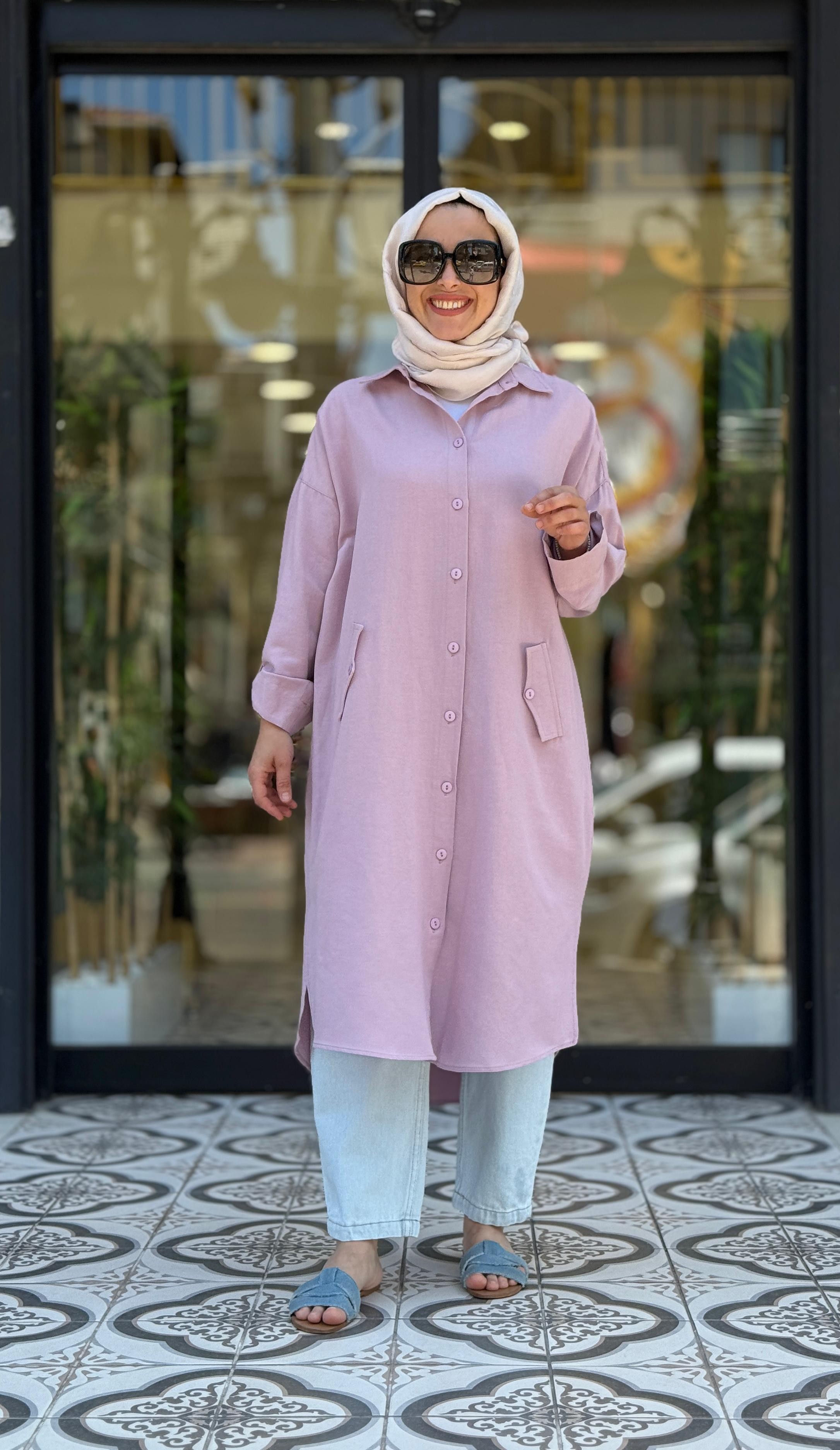 İMGE GÖMLEK - GÜL KURUSU
