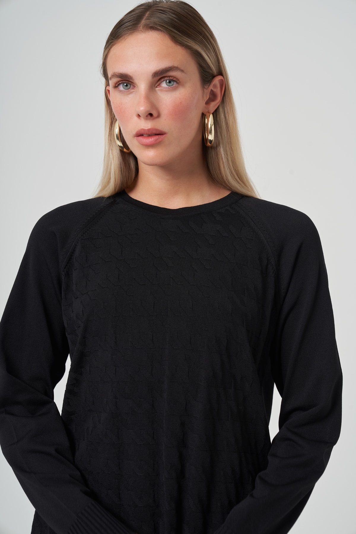 NUSS LOOK ETEKLİ TAKIM - SİYAH