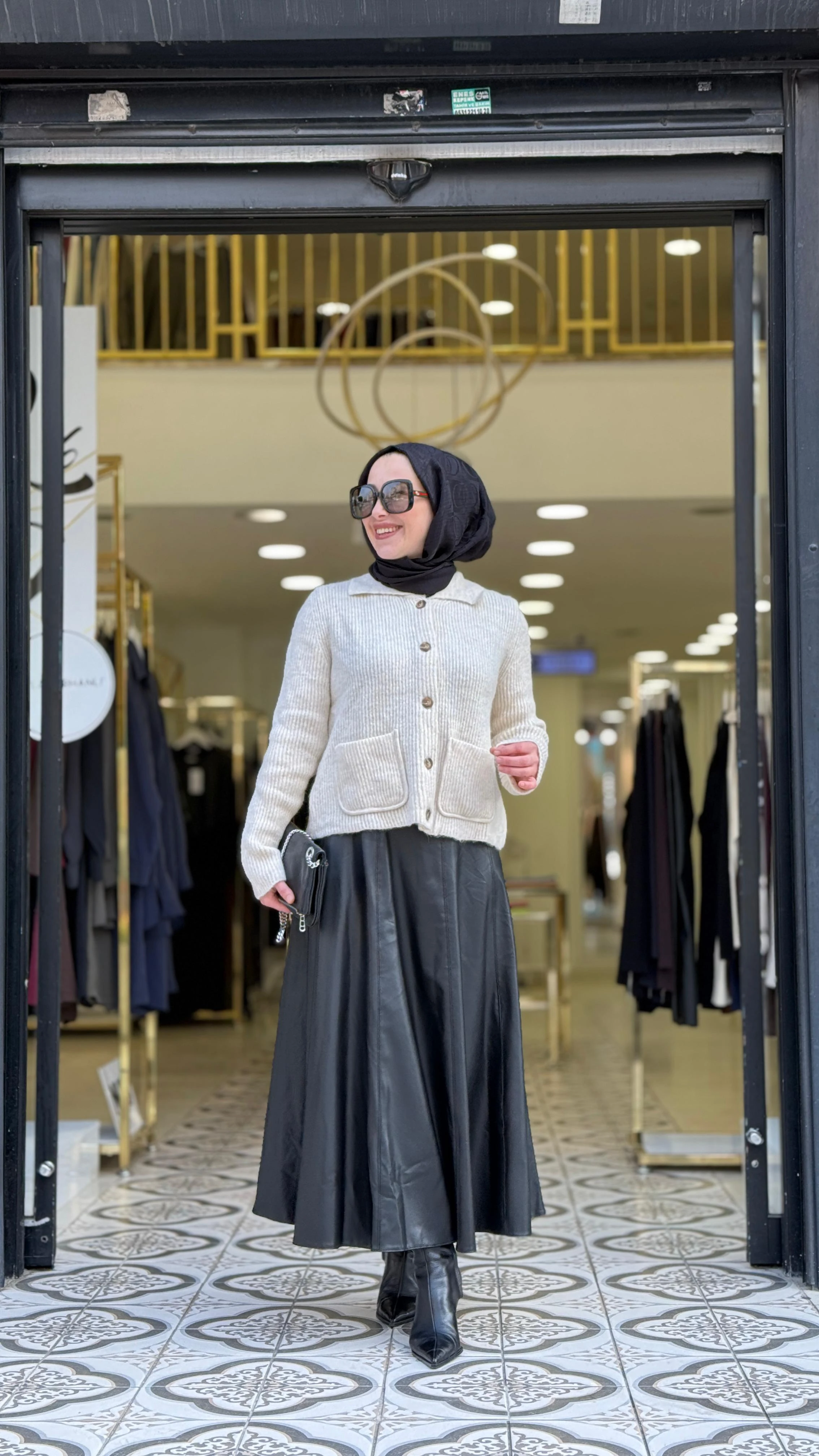 WESLİ KISA HIRKA - BEJ