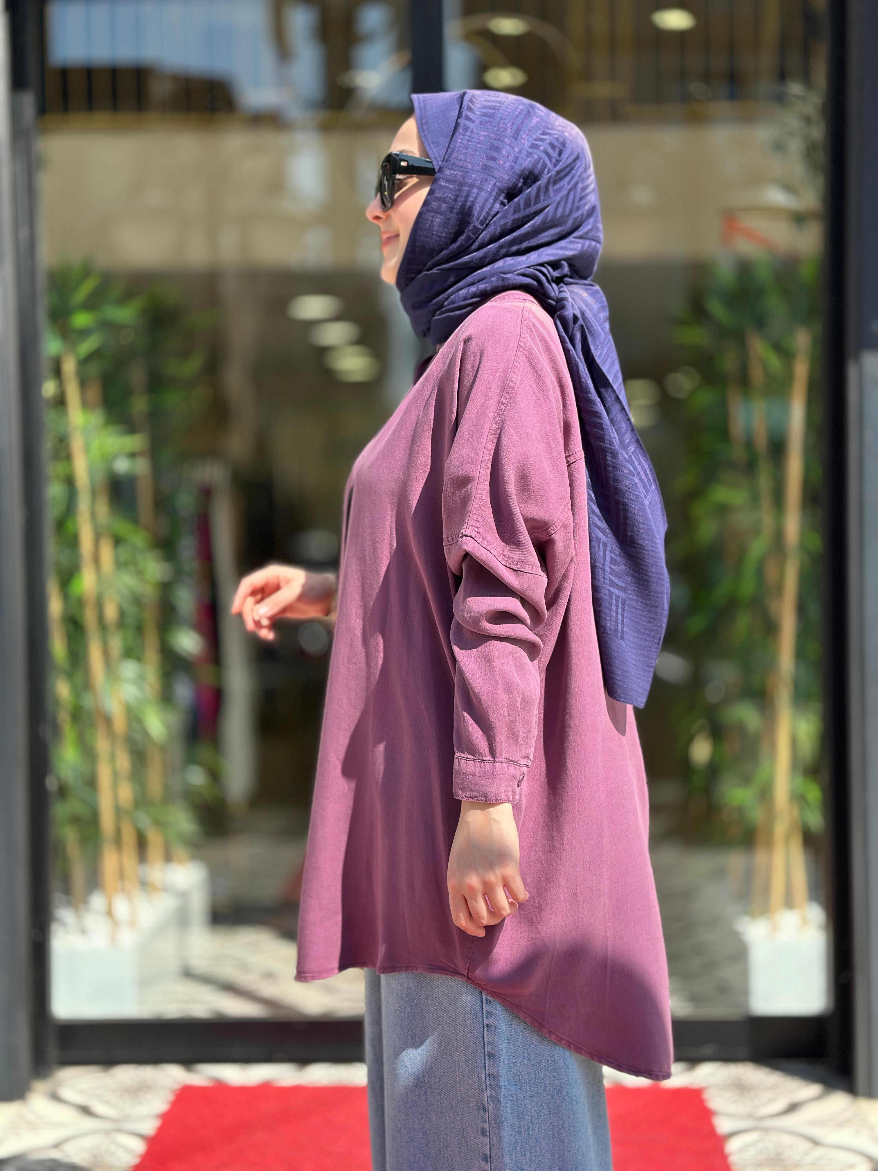 TWİSTER TENSEL GÖMLEK - MÜRDÜN