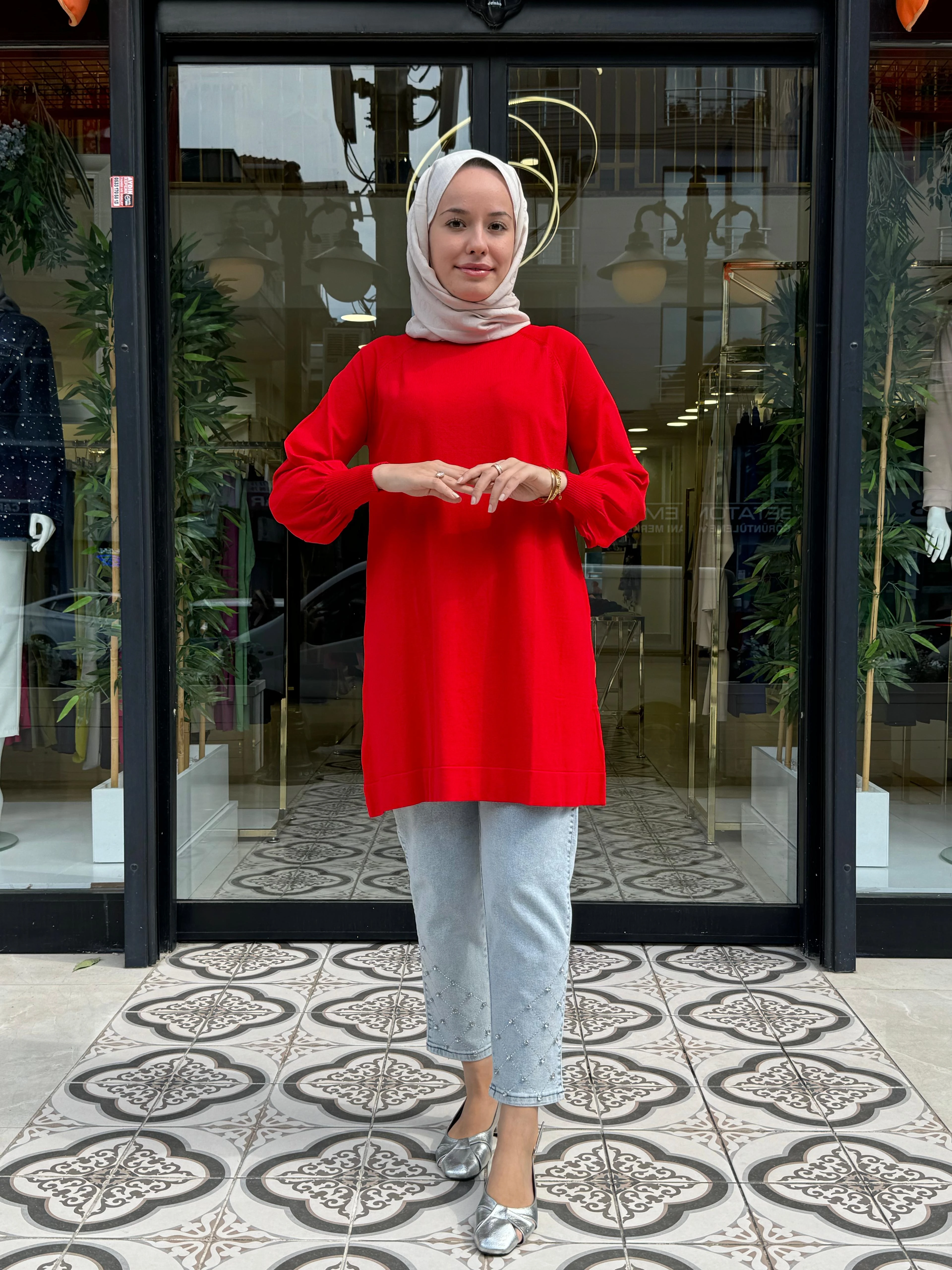 NUSS ÇEŞME MERSERİZE TUNİK