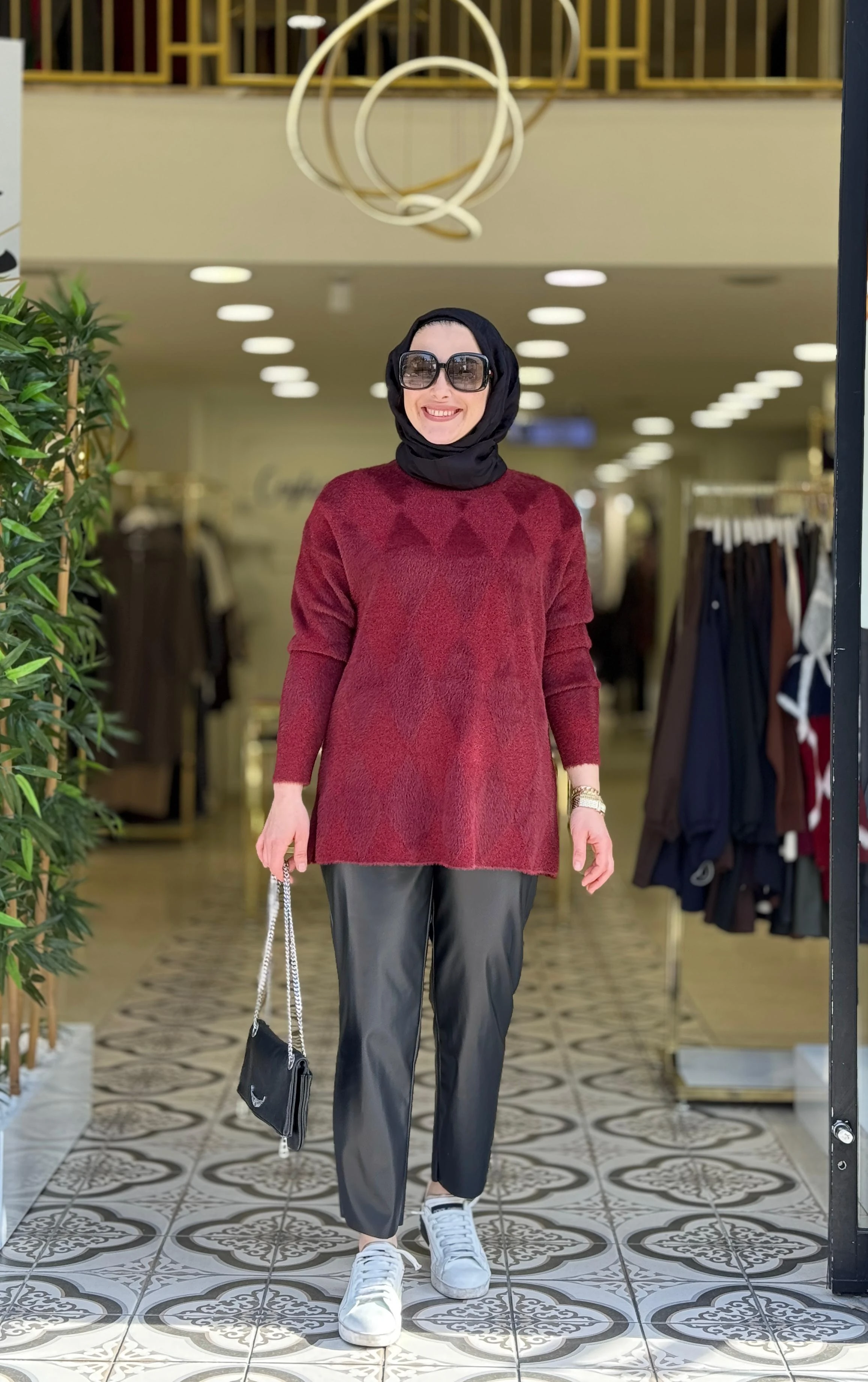 ASNA TRİKO TUNİK - BORDO