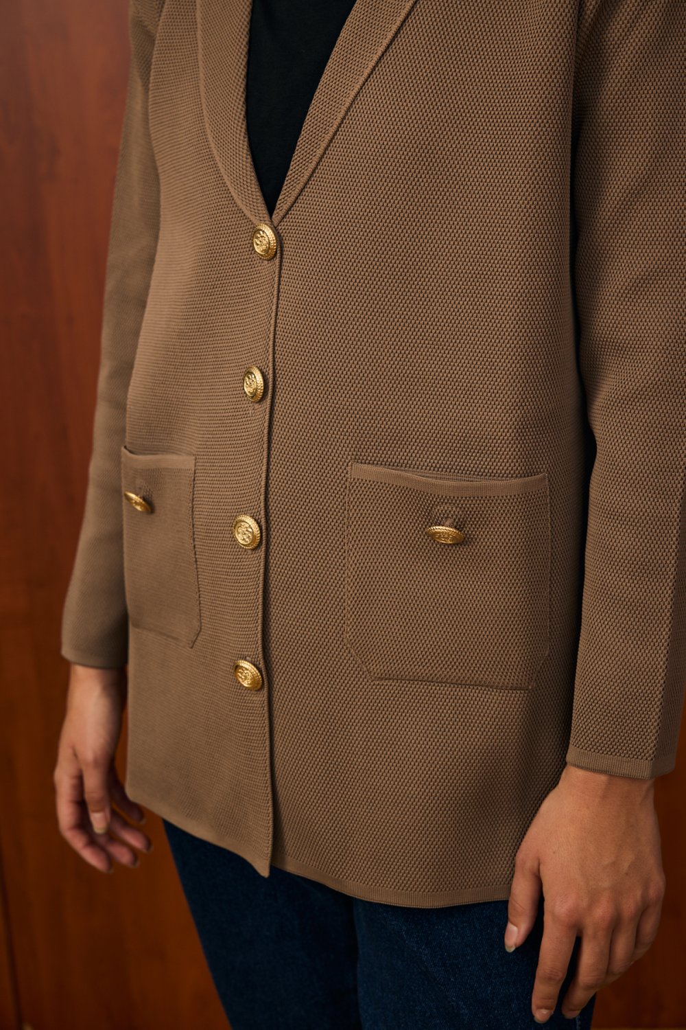 MERWİSH BLAZER TRİKO CEKET