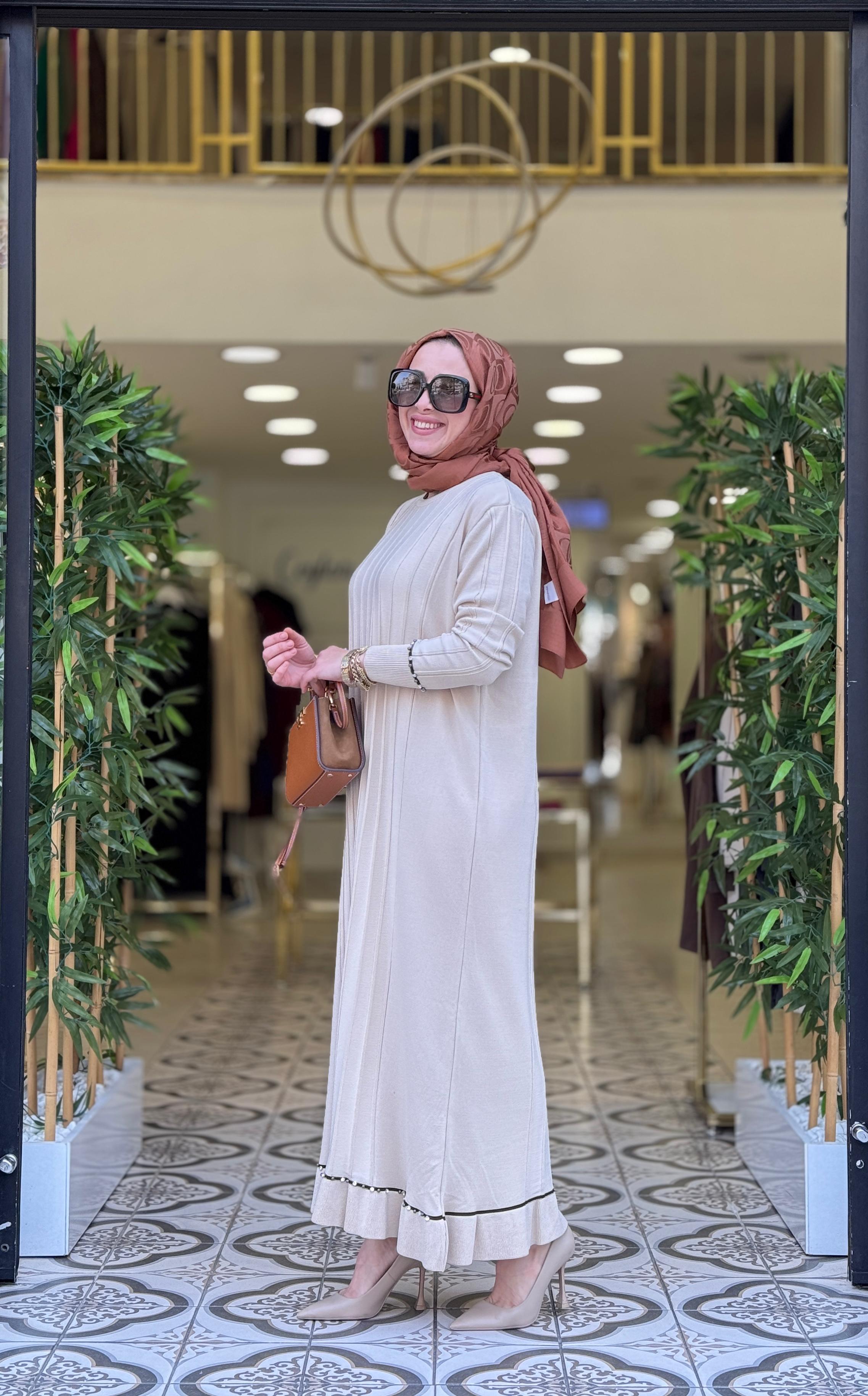 DAVİN UZUN TRİKO ELBİSE