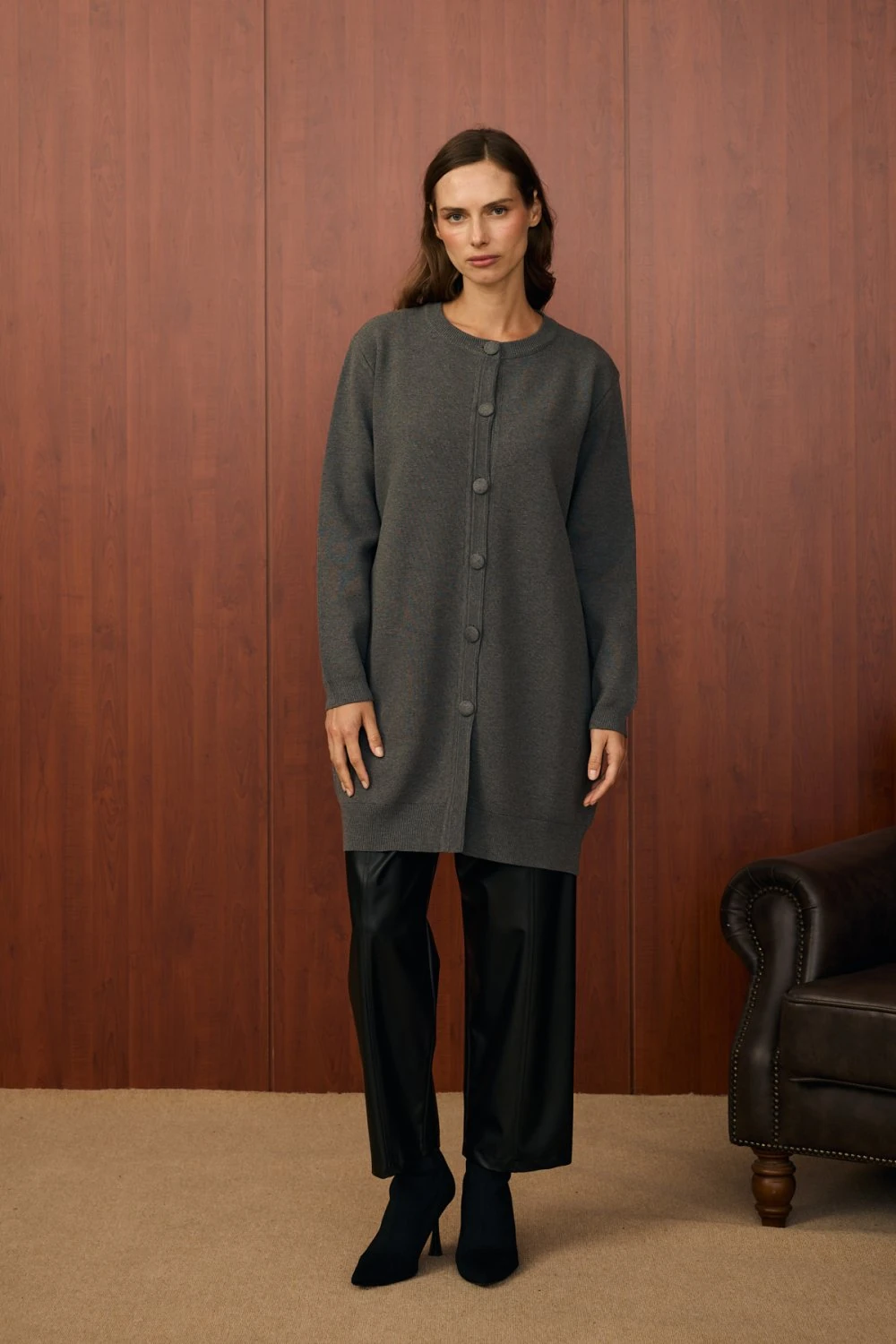 MERWİSH BOMBER HIRKA - ANTRASİT