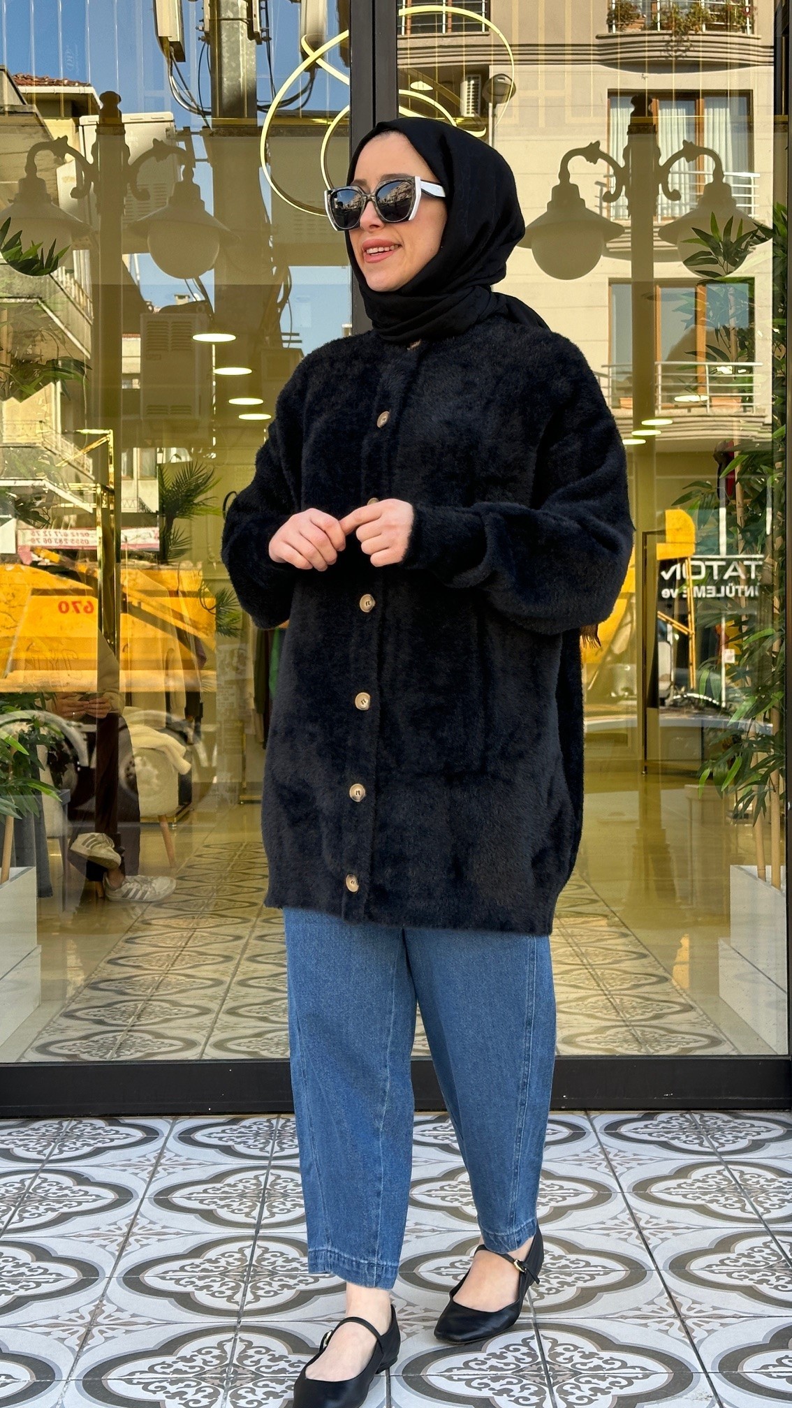 ANGORA DÜĞMELİ HIRKA