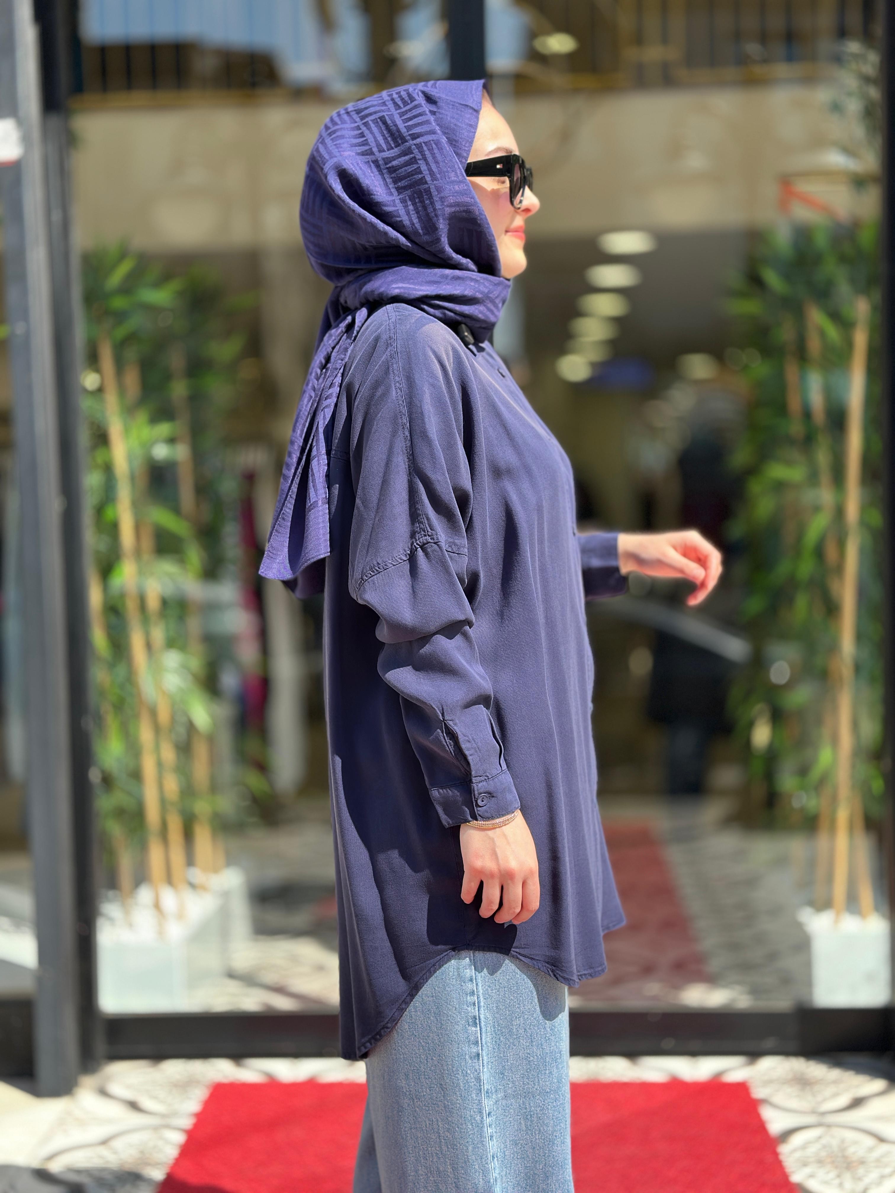 TWİSTER TENSEL GÖMLEK - KOYU MAVİ