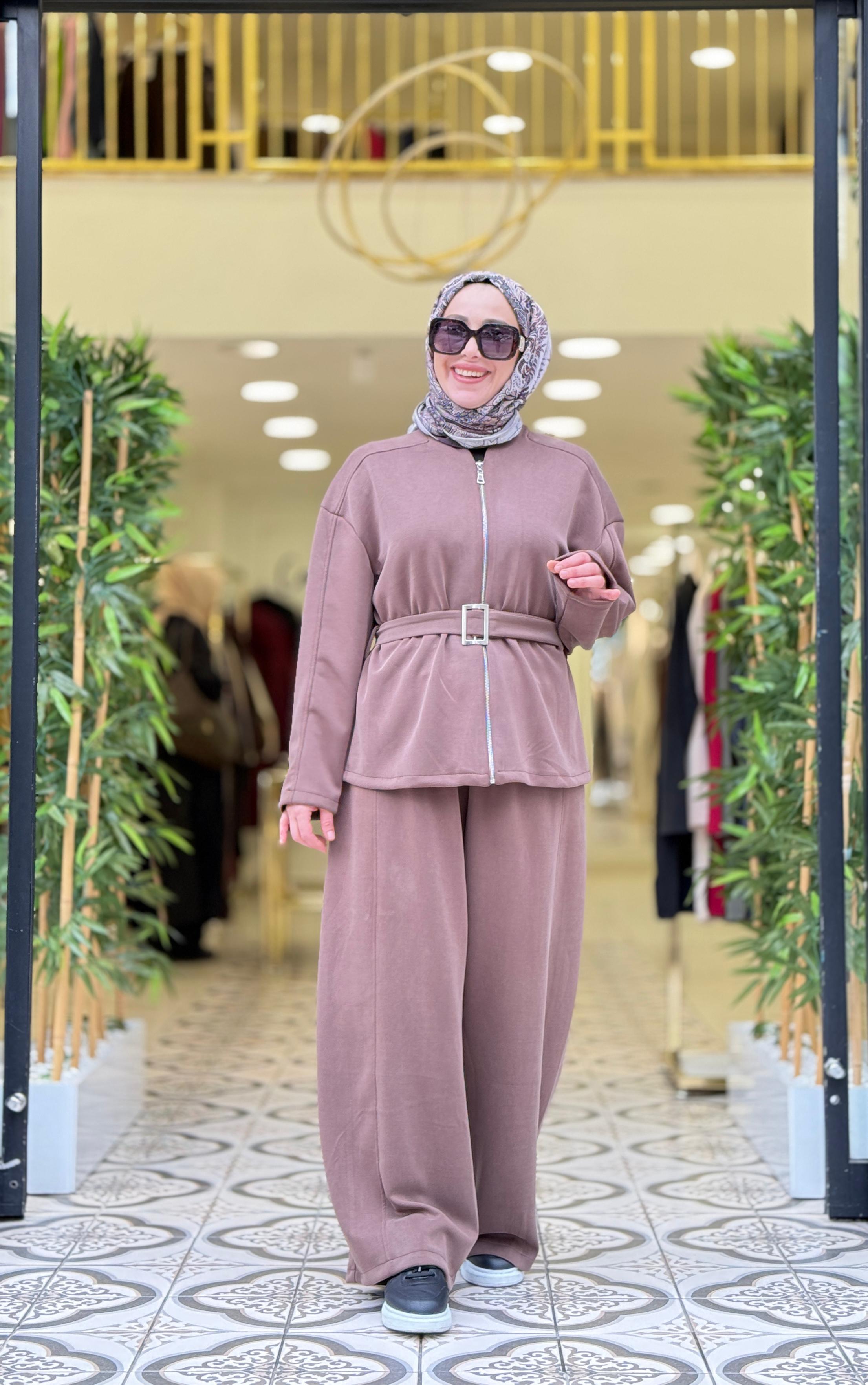 SERENS PANTOLONLU TAKIM - KAHVE