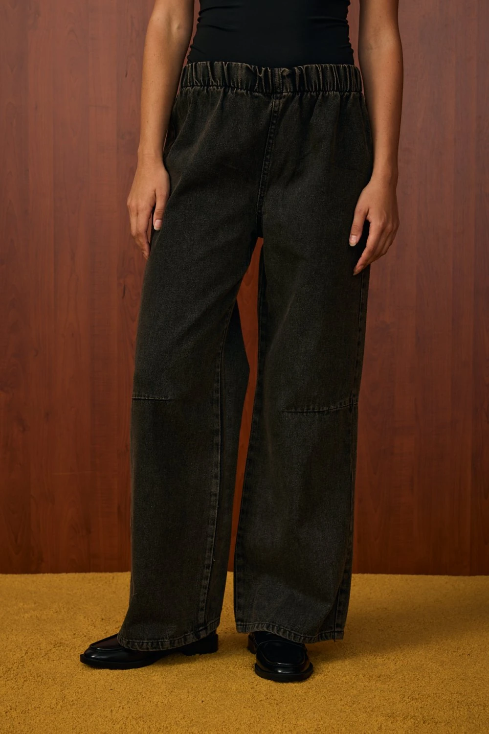 MERWİSH MARA PALAZZO DENİM - ANTRASİT