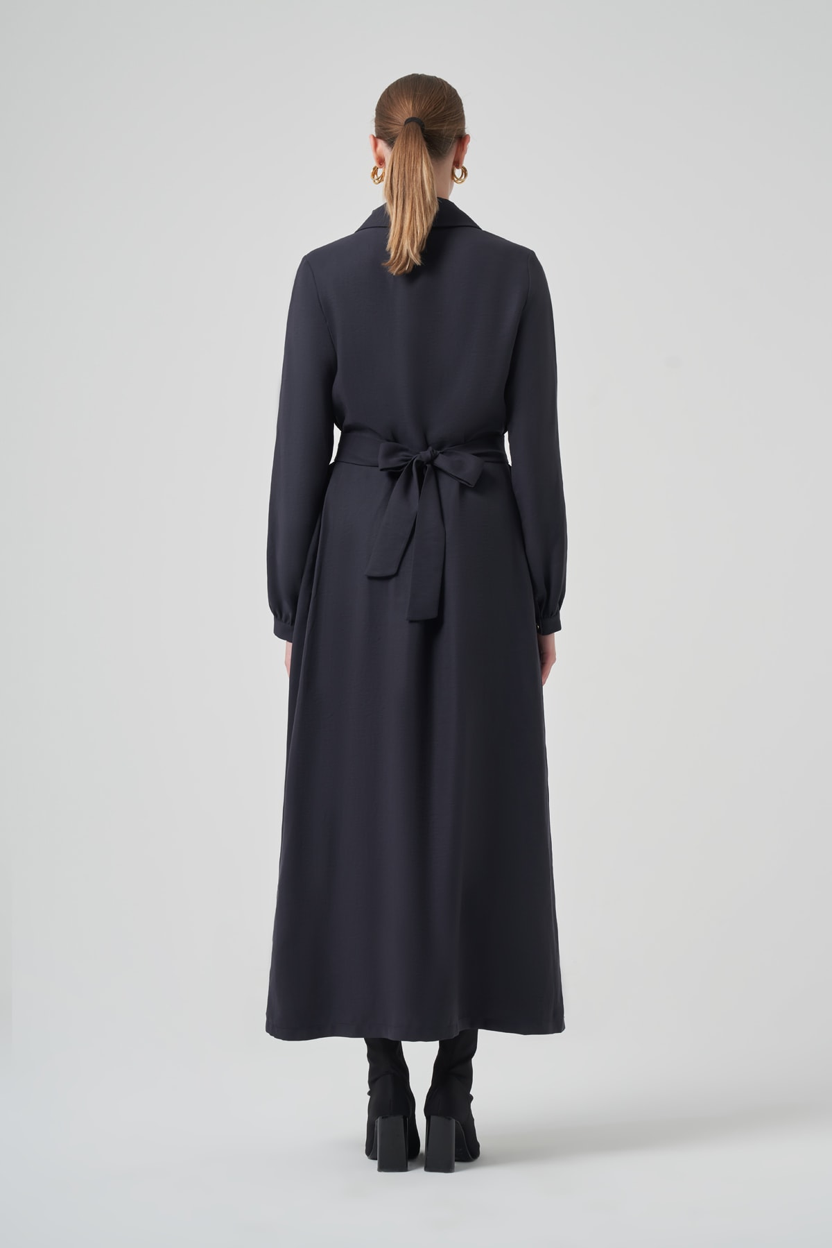 NUSS EVO ELBİSE - LACİVERT