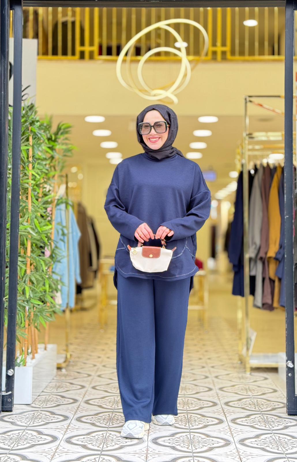 DORA PANTOLON TAKIM - LACİVERT