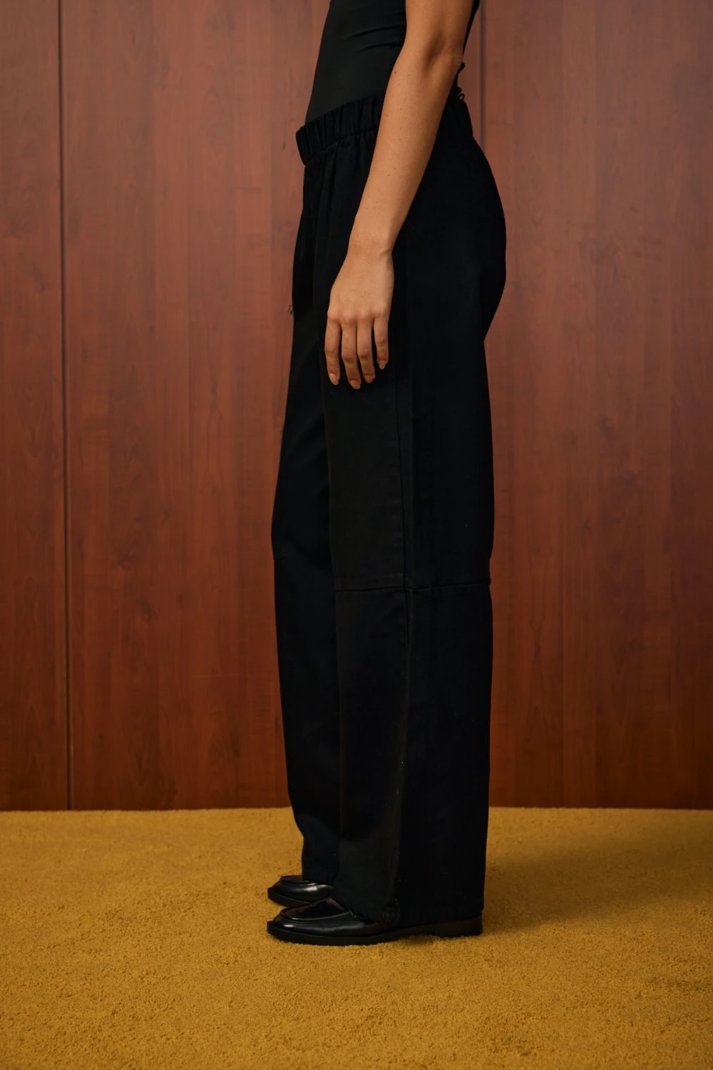 MERWİSH MARA PALAZZO DENİM - SİYAH