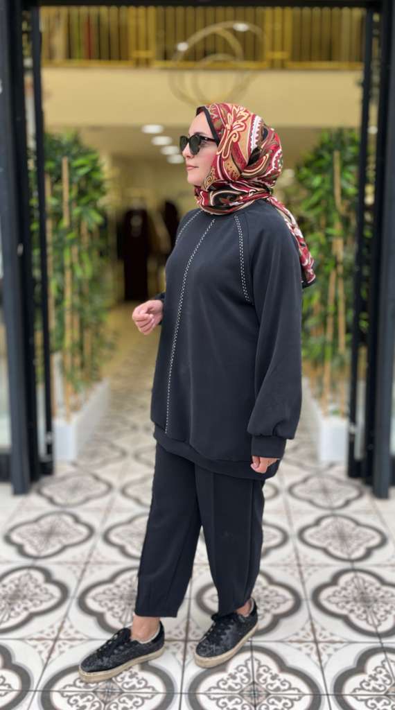 DIES PANTOLONLU TAKIM - SİYAH