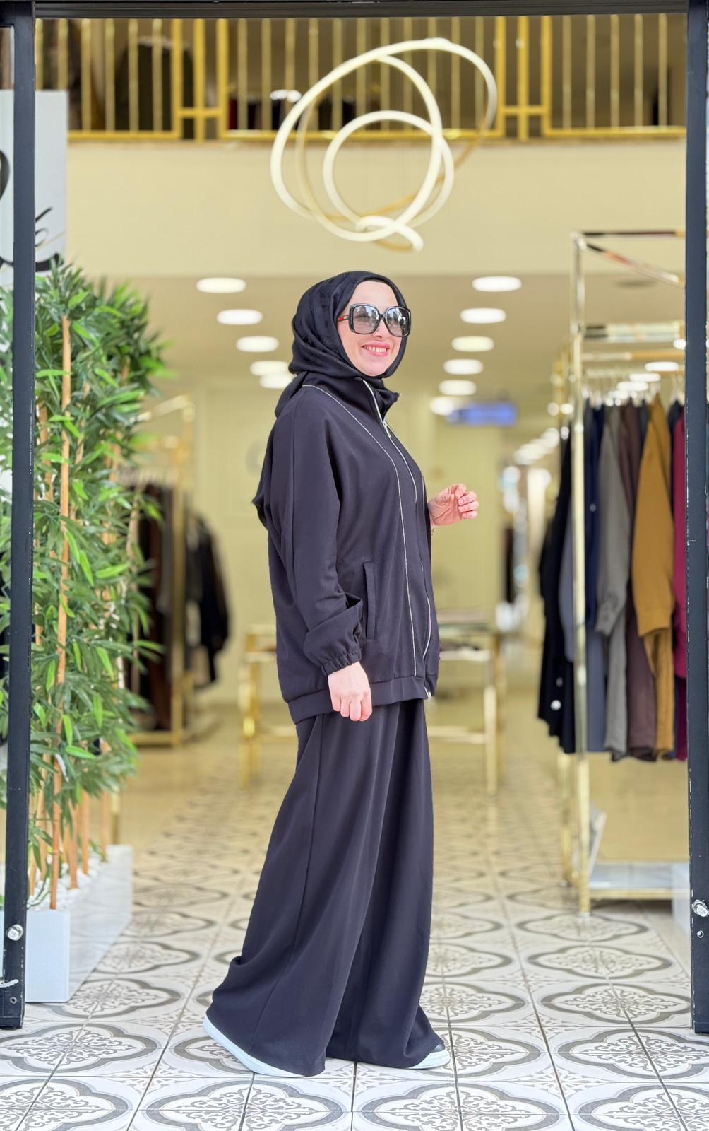 MOLLE PANTOLONLU TAKIM - SİYAH