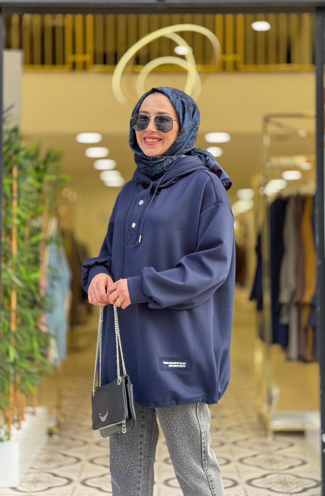 KARYOKA ÇITÇITLI KAP - LACİVERT