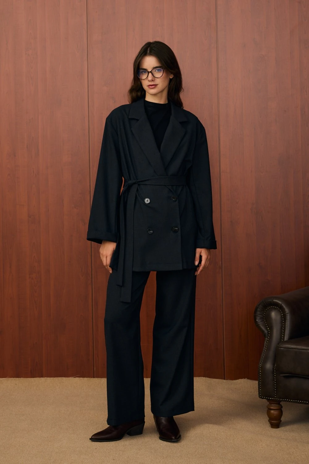 MERWİSH MAKSİ TAKIM - LACİVERT