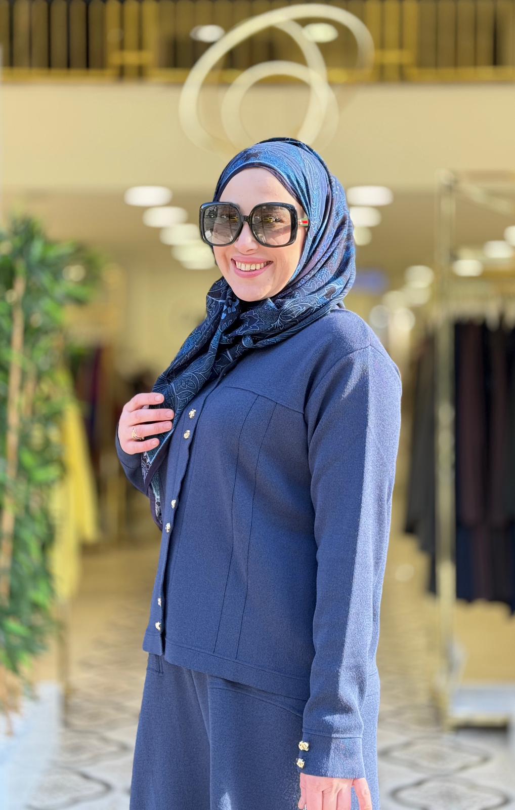 ZENA ETEKLİ TAKIM - LACİVERT