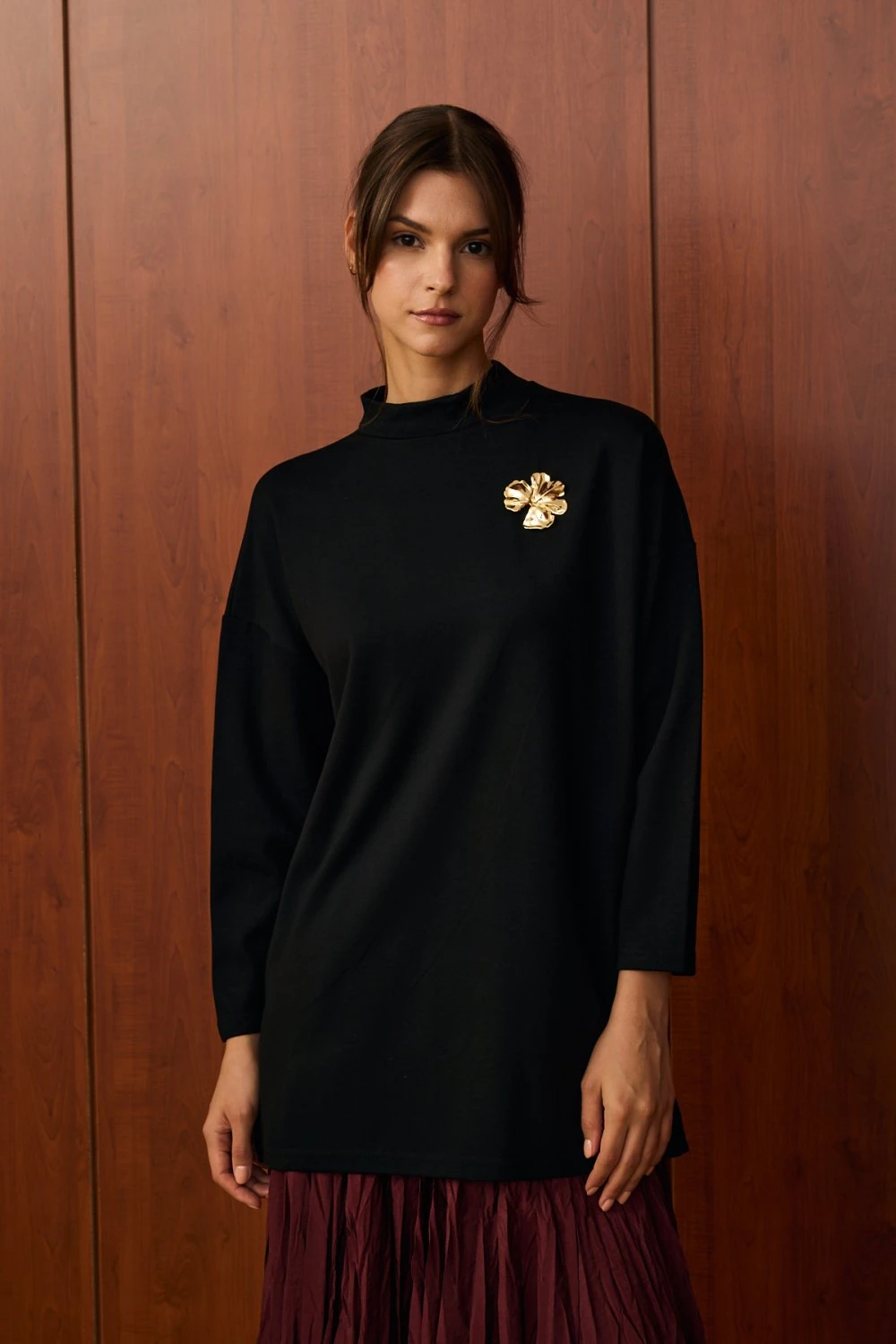 MERWİSH VEGA TUNİK - SİYAH