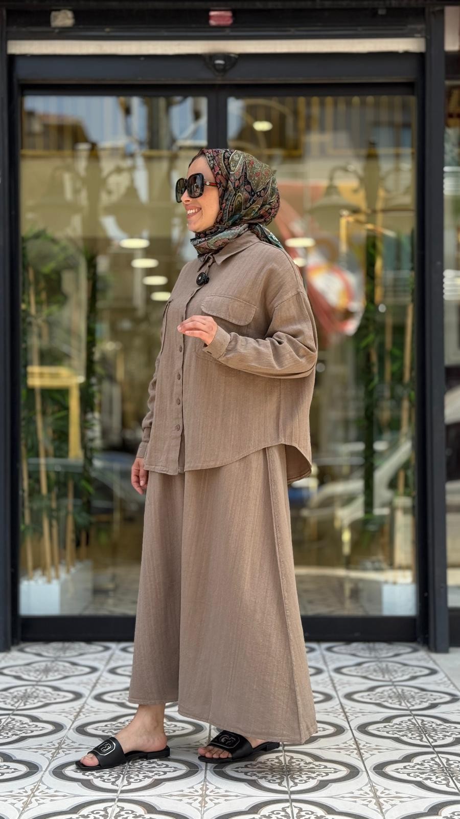 CAROLİN ETEKLİ TAKIM