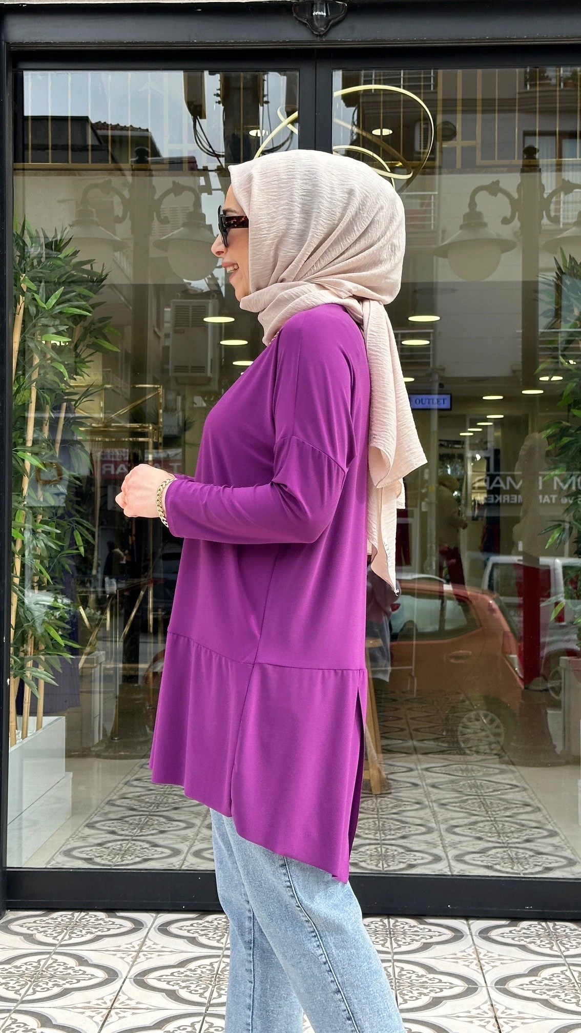 MAKAS  SANDY TUNİK - MOR